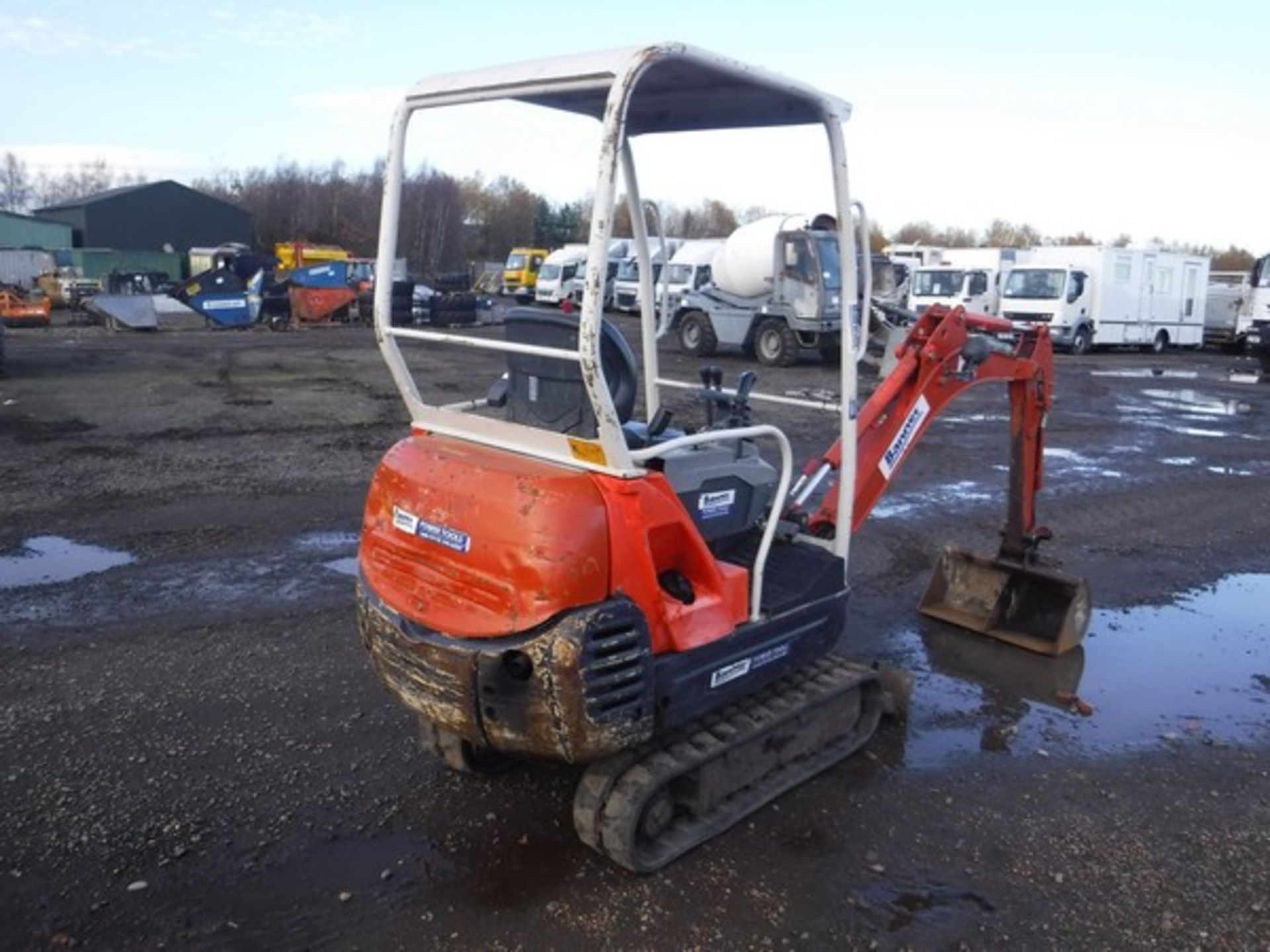 KUBOTA KX36 c/w rubber tracks 3675 hrs (not verified)SN - WKFRGB0037056784 - Image 5 of 12