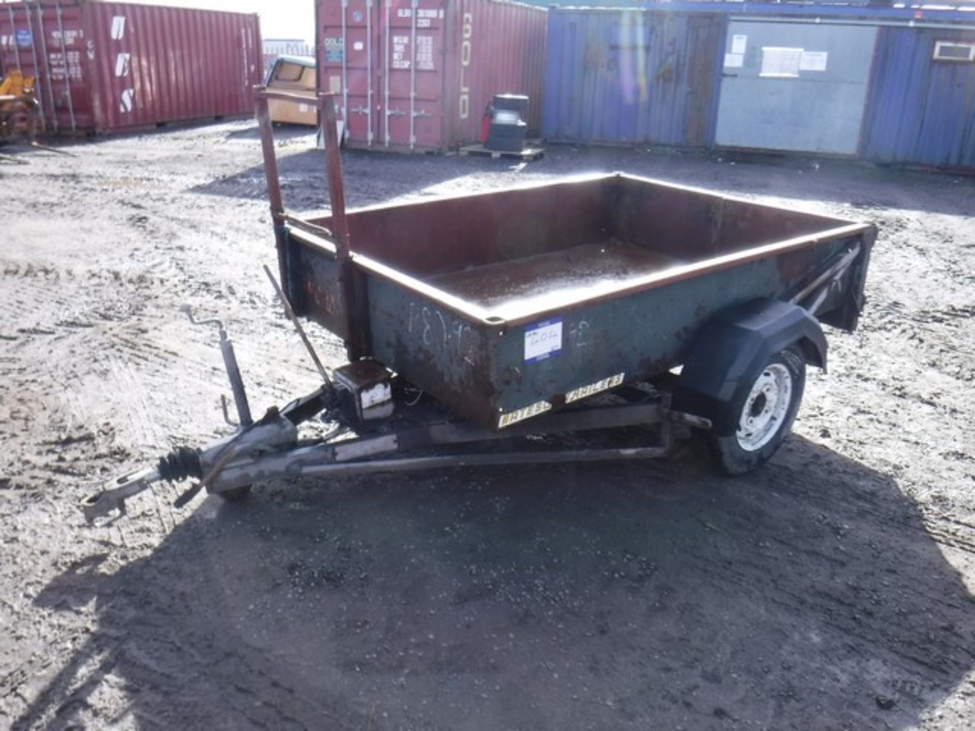 BATESON single axle tilting groundcare trailer