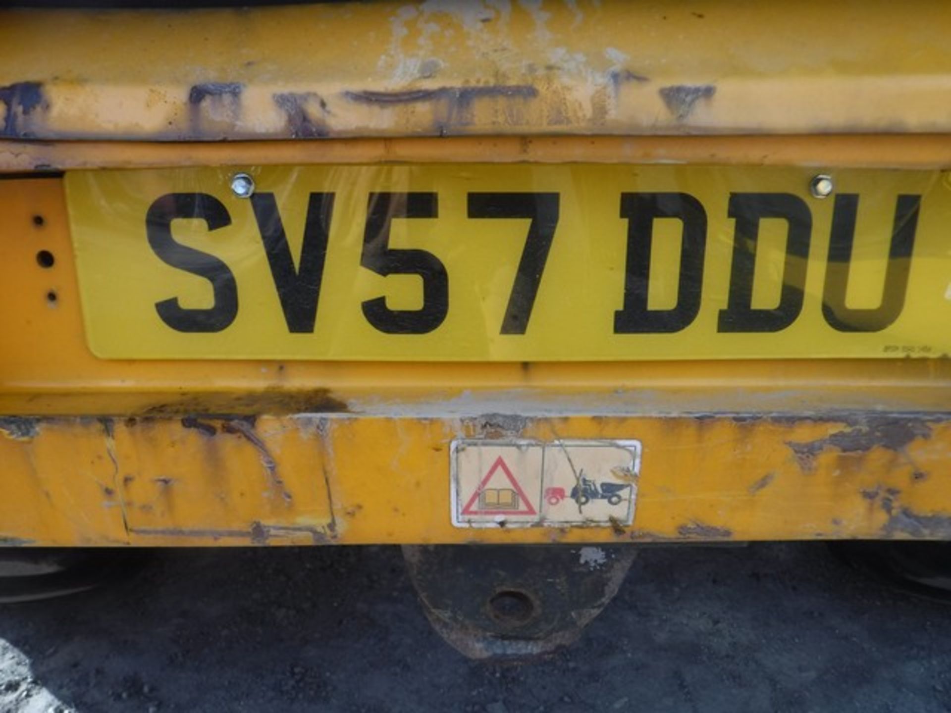 THWAITES 9T dumper. YEAR 2007 3541 hrs (not verified) Documents in office. - Image 9 of 9