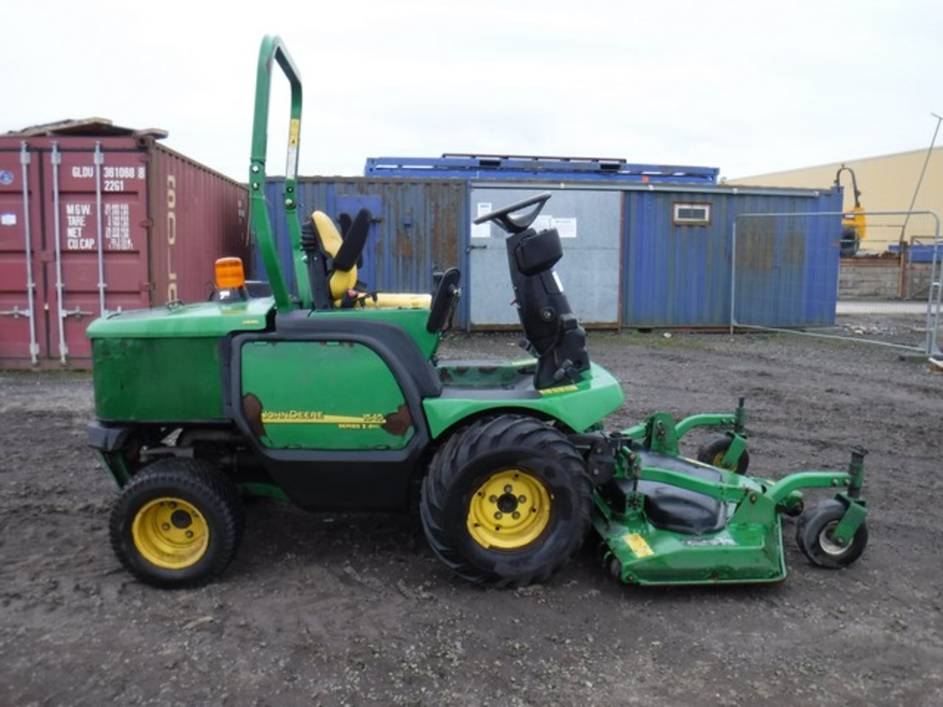 JOHN DEERE 1545 4wd mower. Reg No SPO6CXA. Hrs unknown. Documents in office. **NON-RUNNE - Image 3 of 7