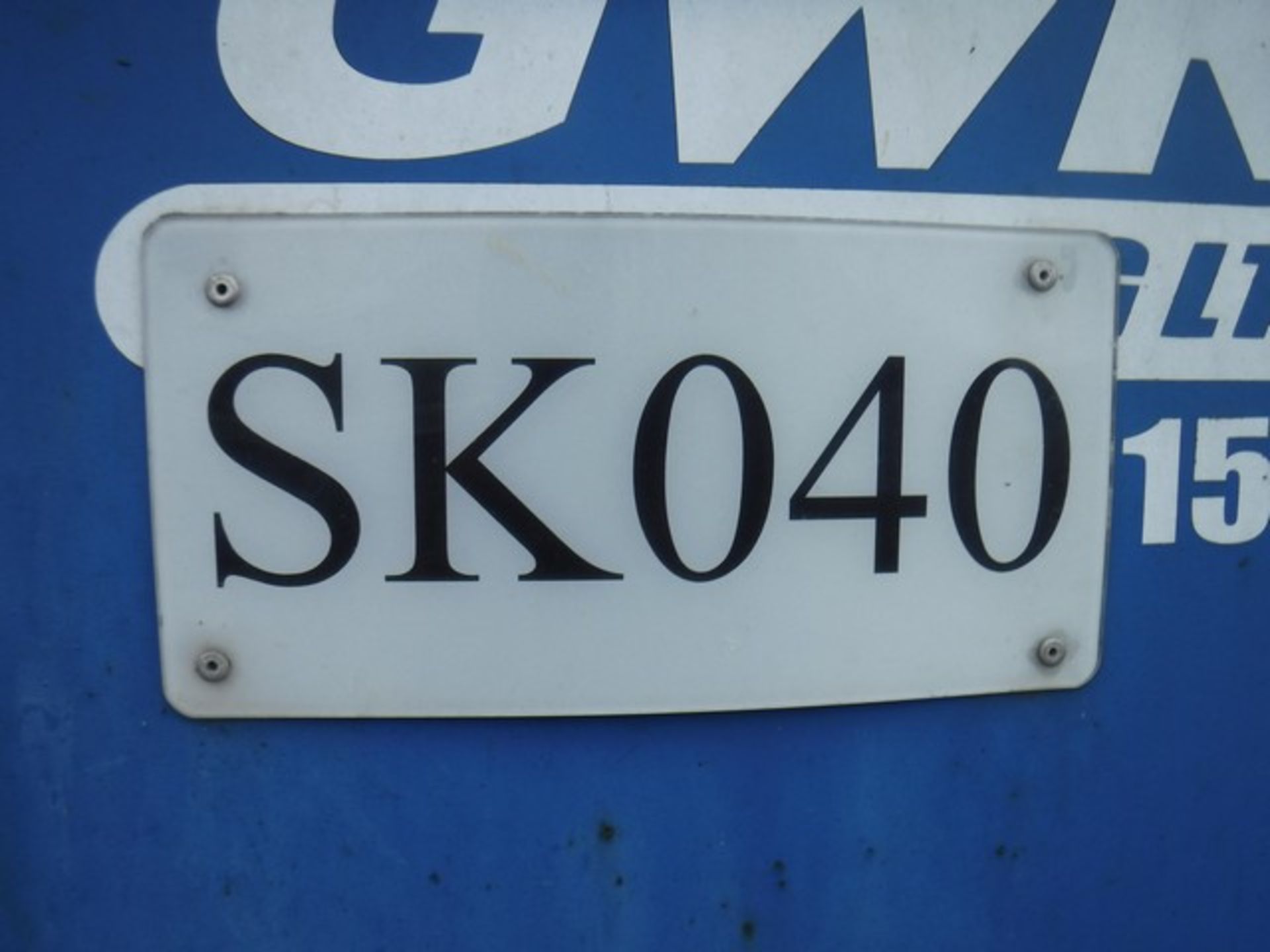 GWR hook lift skip. Asset no SK040 - Image 3 of 4
