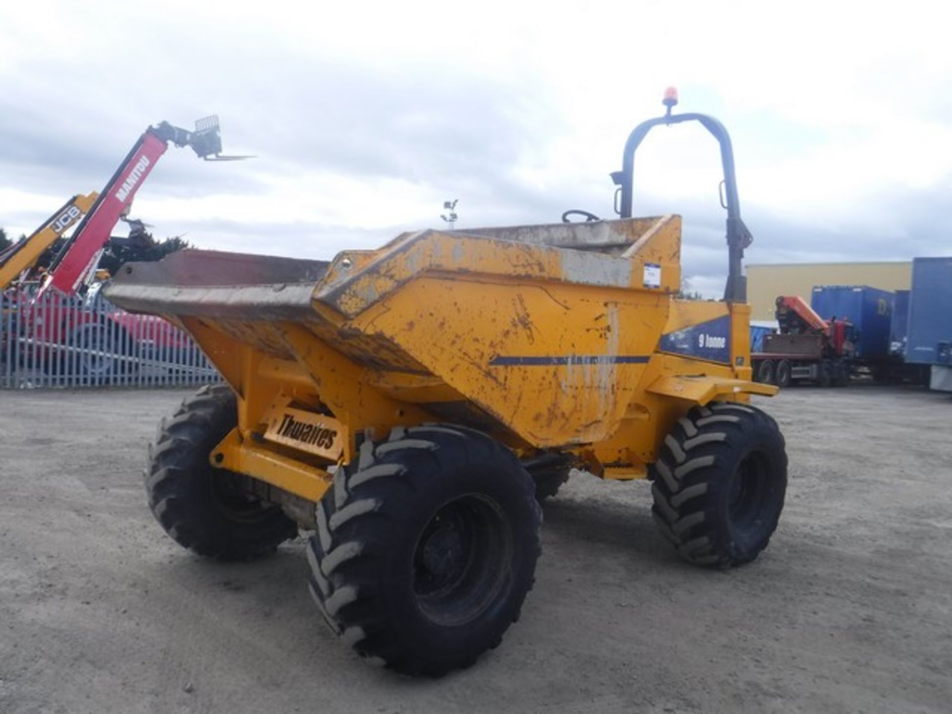 THWAITES 9T dumper. YEAR 2007 3866 hrs (not verified) Documents in office.