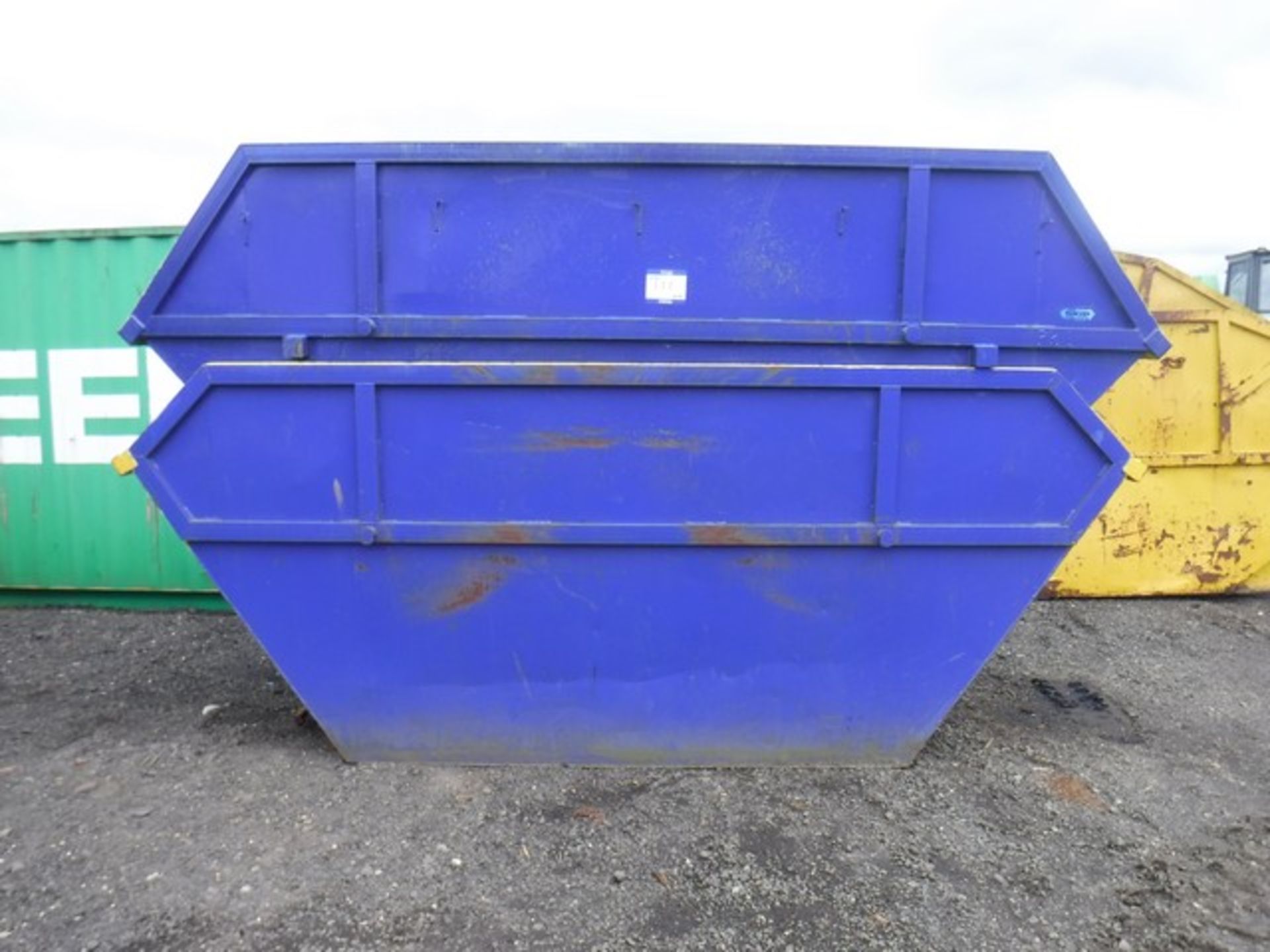 2 x open 8 yard skips, asset nos SK172 &amp; SK84