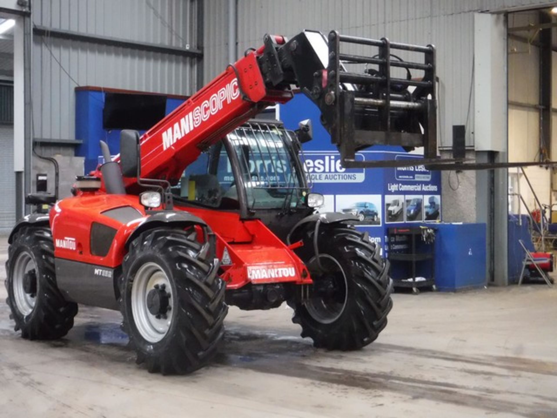 2010 Manitou MT932 only 857 hrs from new, sold c/w side shift forks reg FJ60 BZK