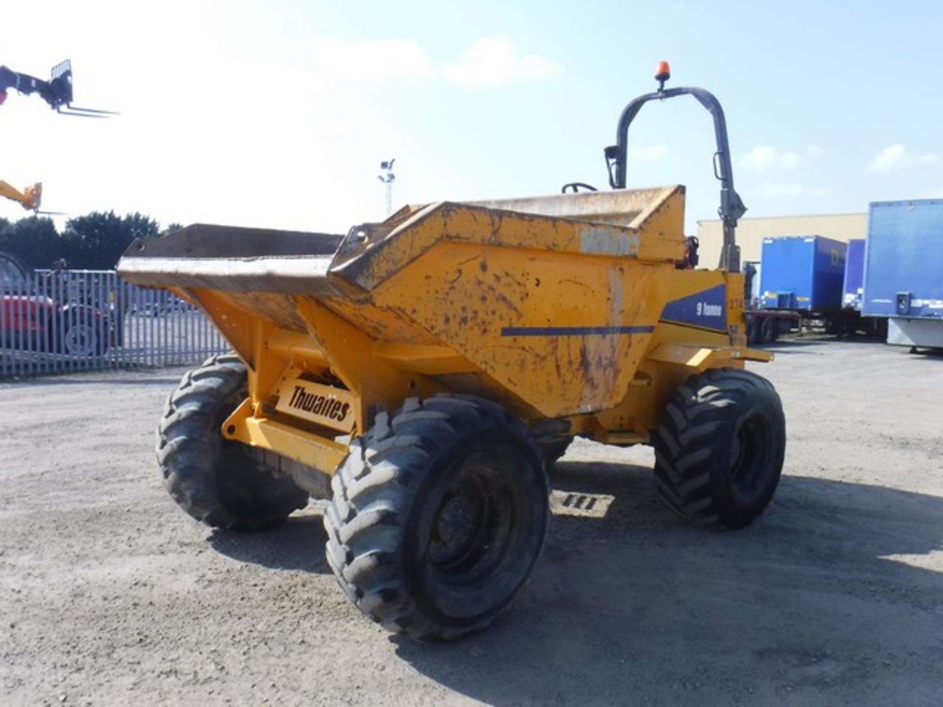 2007 THWAITES 9 ton dumper. 3116 hrs (not verified) S/N484208