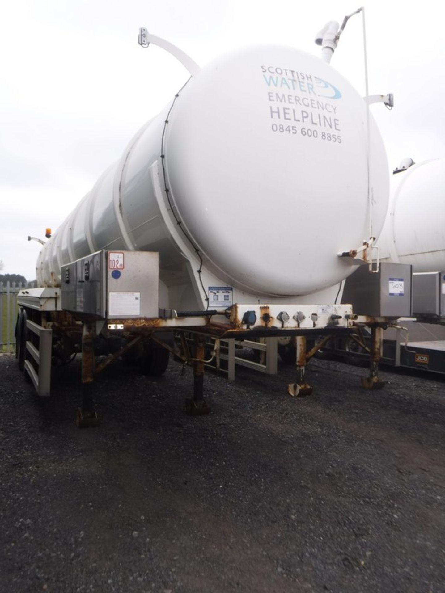 2008 WHALE tanker 18,000 litre capacity. Asset No C270278 S/N 955183280103736