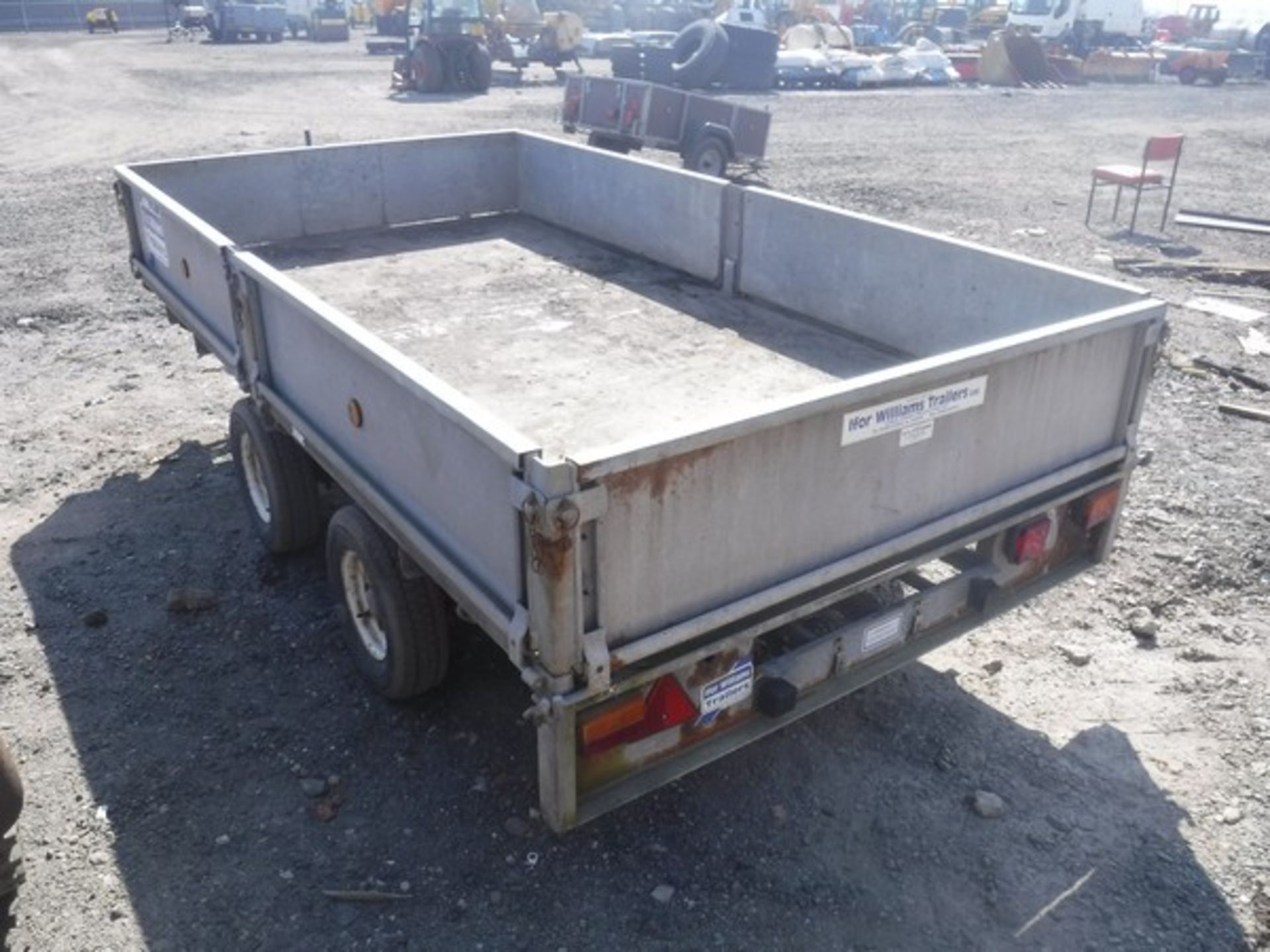 IFOR WILLIAMS 10&#39; x 6&#39; twin axle dropside plant trailer. S/N TD197397 - Image 2 of 3