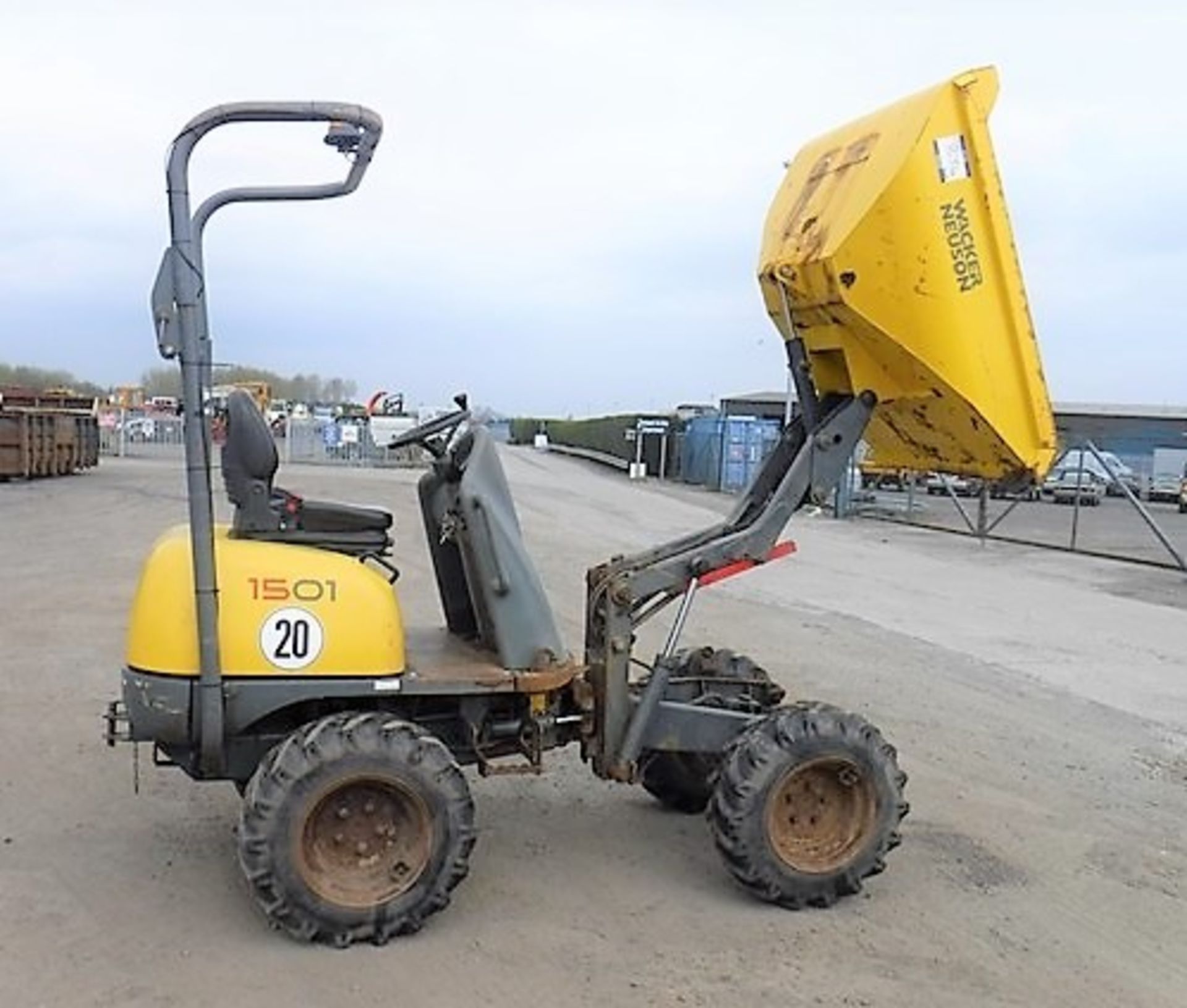 WACKER NEUSON 1501 HITIP DUMPER - Image 3 of 7