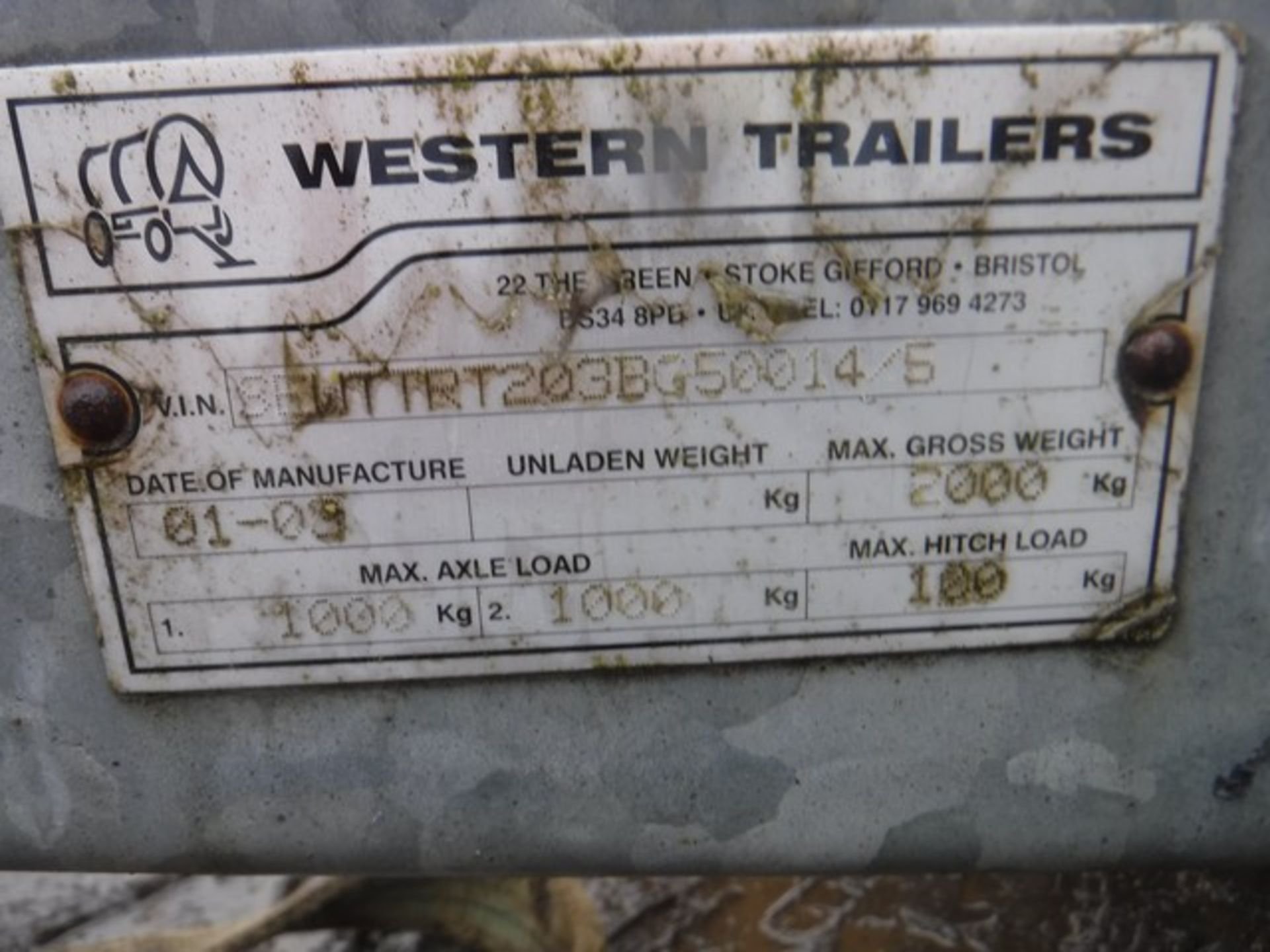 WESTERN 18&#39; x 6&#39; trailer asset no. SCW31724 - Image 3 of 4