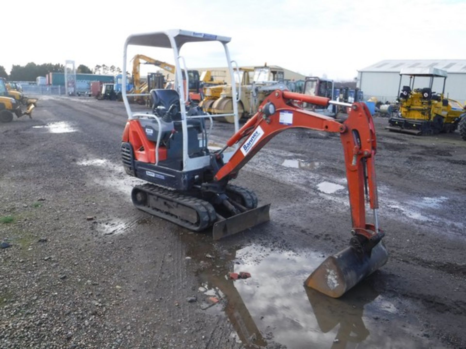 KUBOTA KX36 c/w rubber tracks 3675 hrs (not verified) SN - WKFRGB0037056784 - Bild 3 aus 12