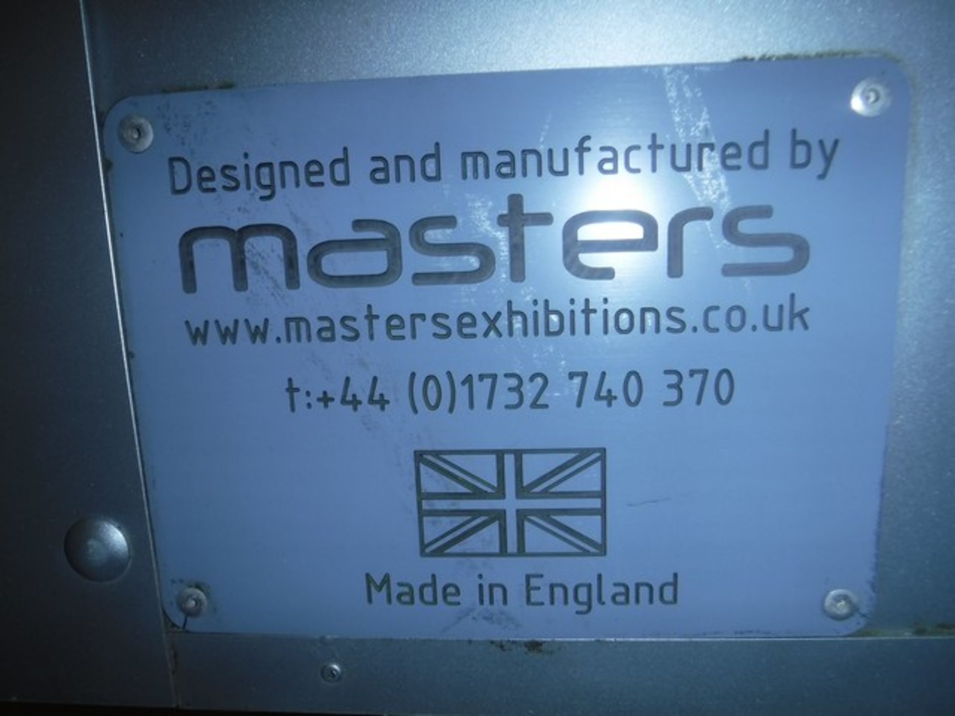 2011 MASTERS hospitality and exhibition tri axle trailer c/w aircon, sat dish, slider side - Image 14 of 14