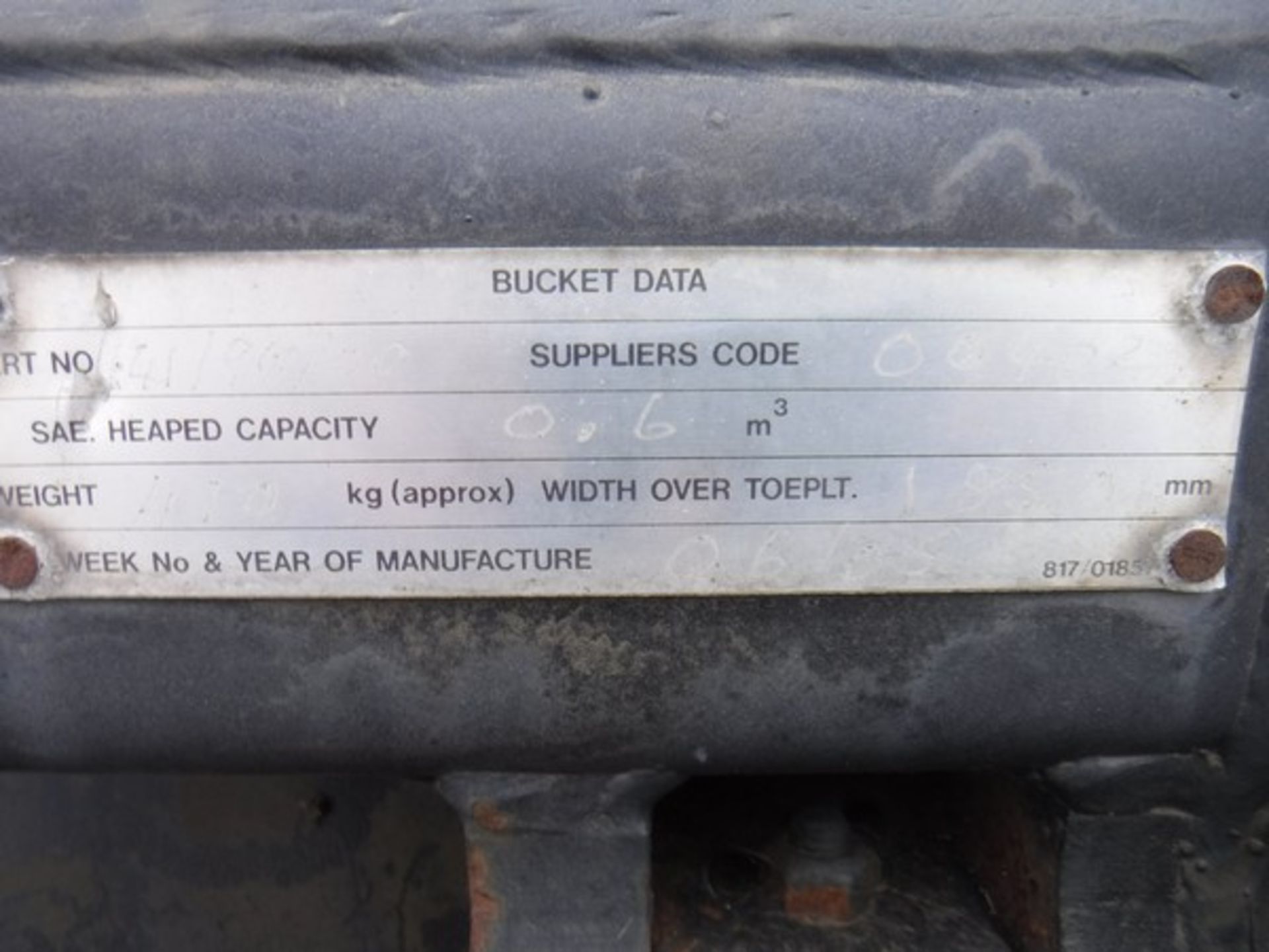 4 in 1 bucket for JCB 2CX - Image 3 of 3