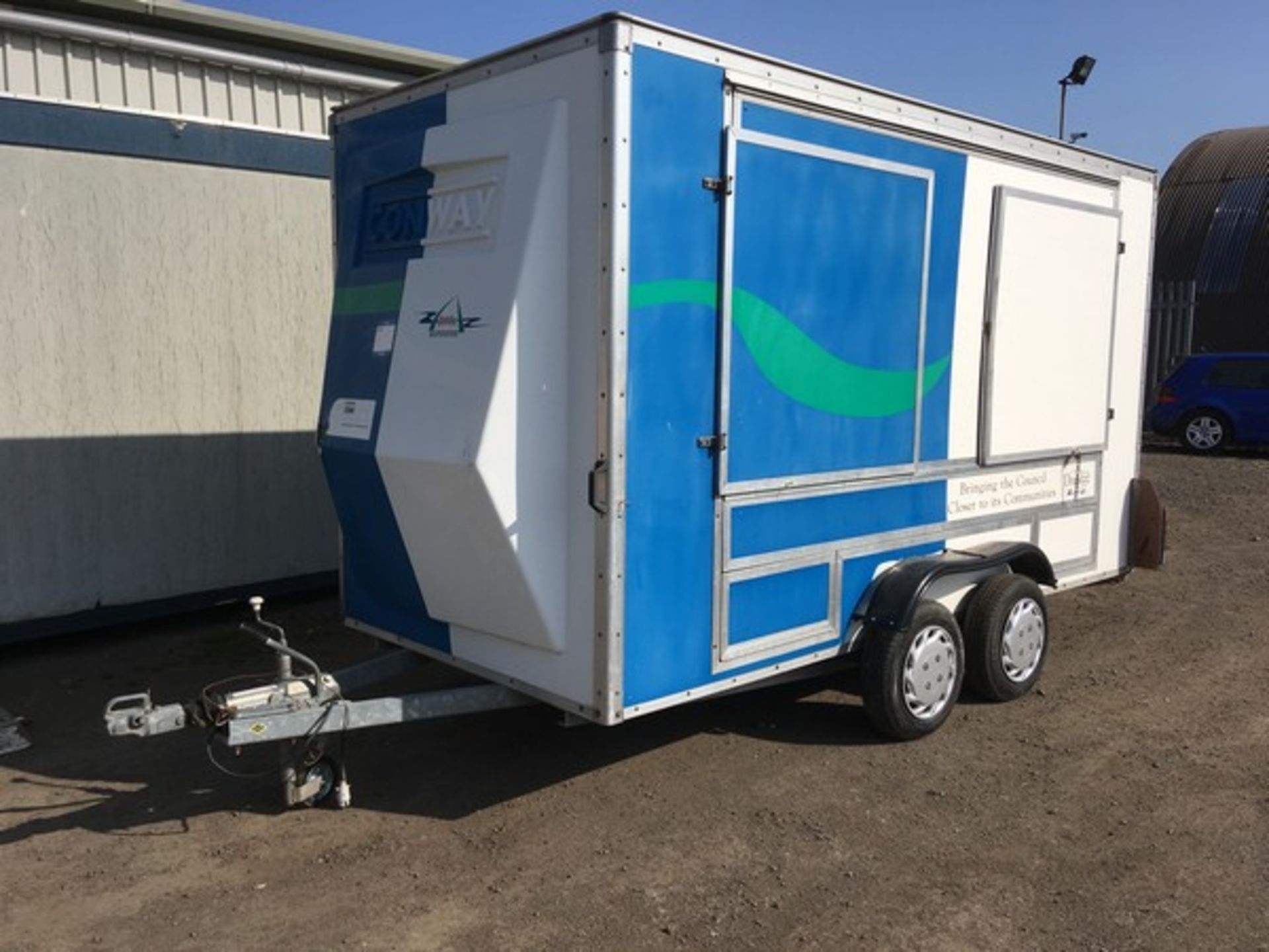 CONWAY ET exhibition trailer. Twin axle. S/N ZA13468 - Image 2 of 7