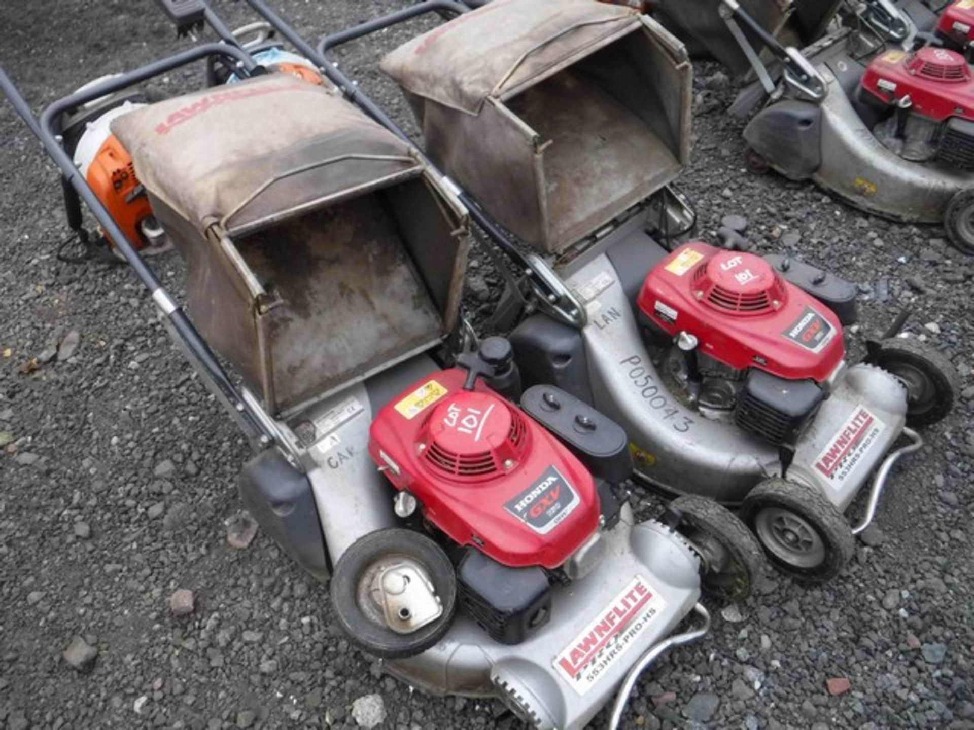 HONDA GXV160 petrol lawnmower x 2