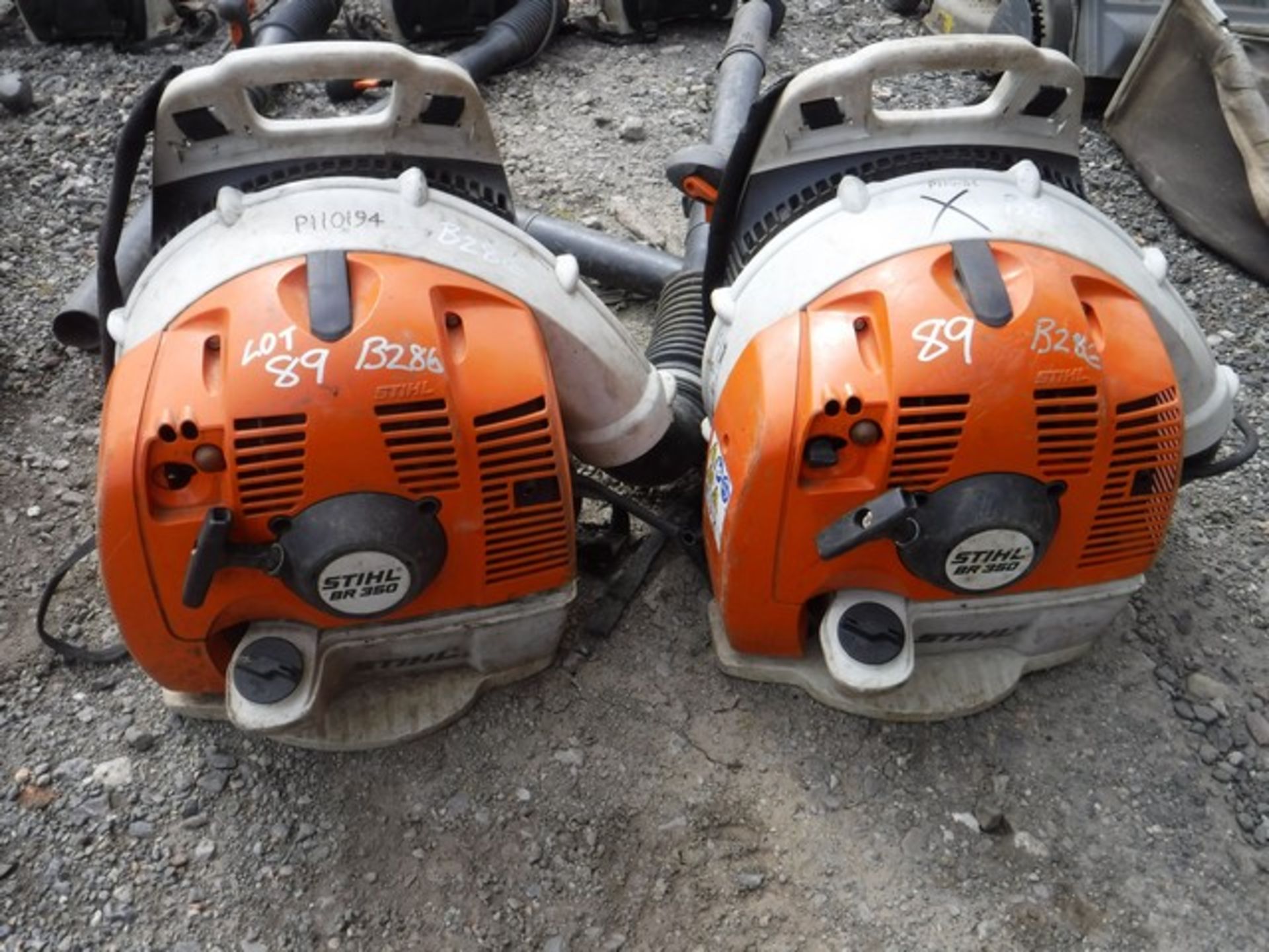 STIHL BR350 leafblowers x 2