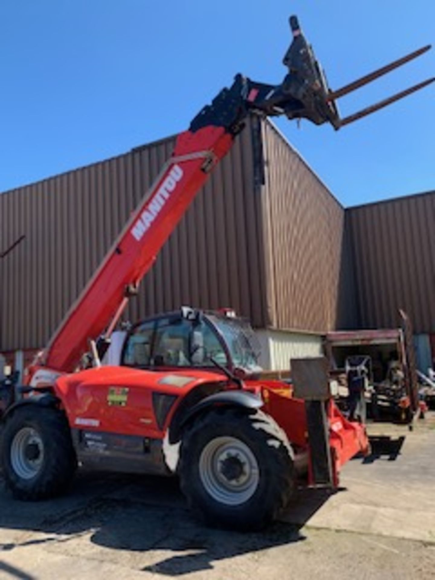 2014 MANITOU MT1840 TELESCOPIC FORKLIFT 6124 HRS REVERSE CAMERA REG SV64BLF