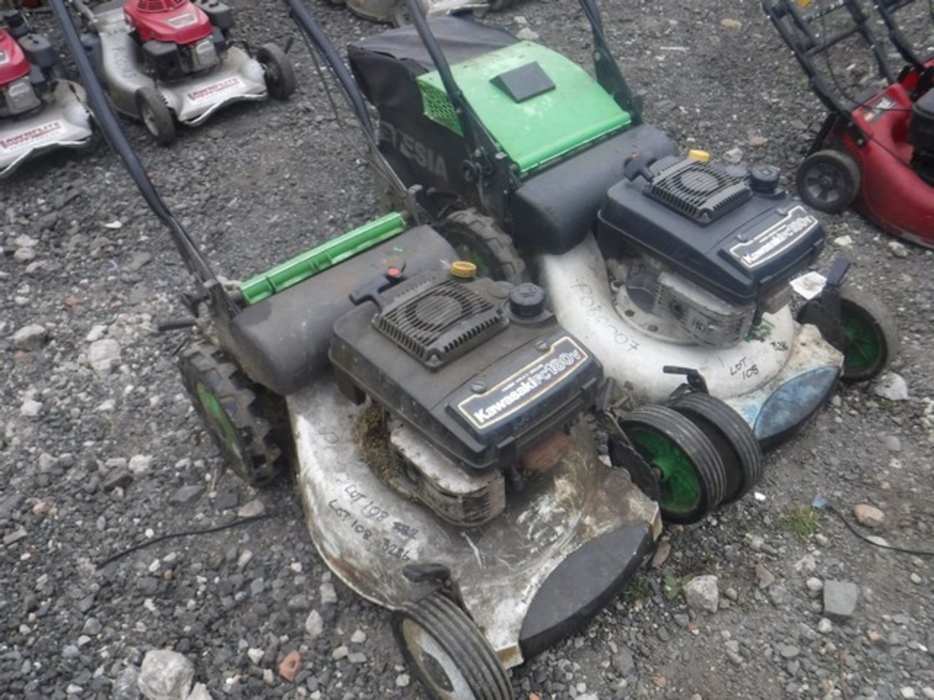 KAWASKI FC180V lawnmowers x 2