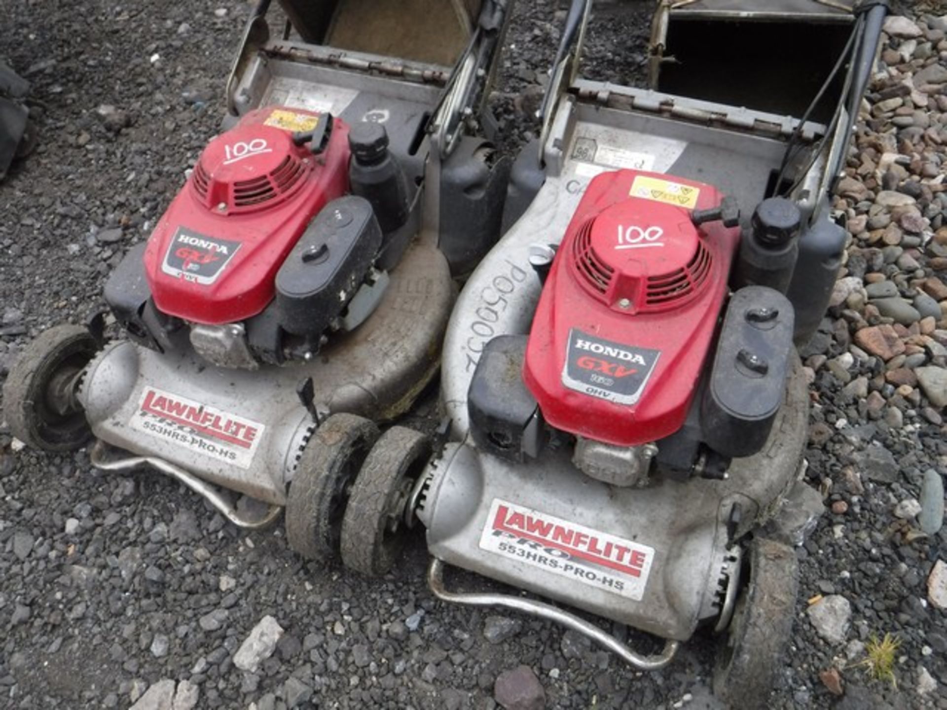 HONDA GXV160 petrol lawnmower x 2