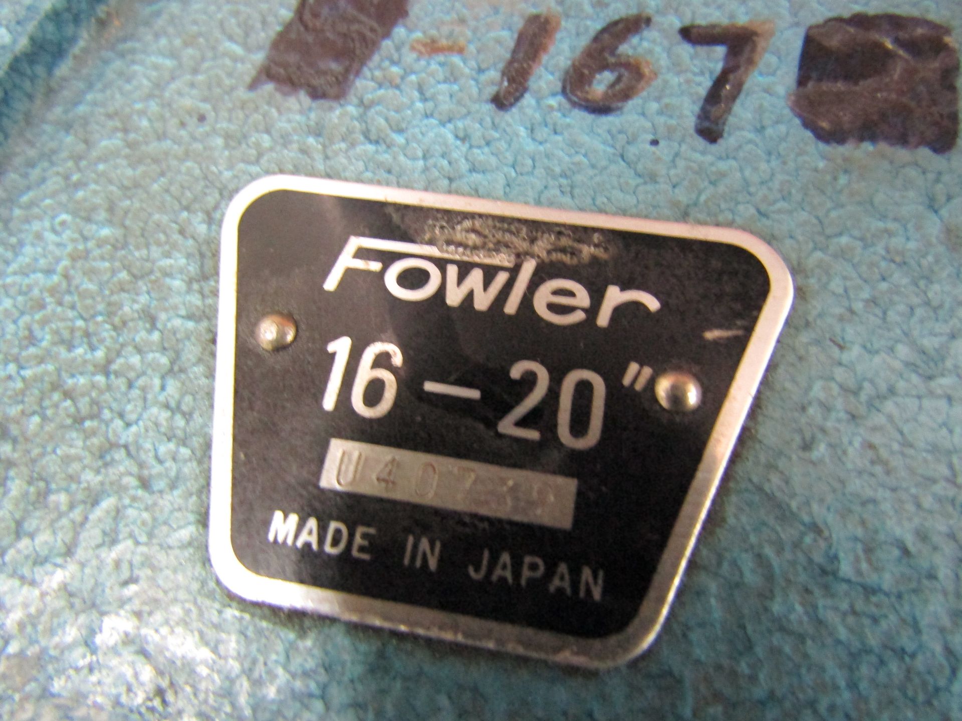 FOWLER 16"-20" OD MIC - Image 4 of 4