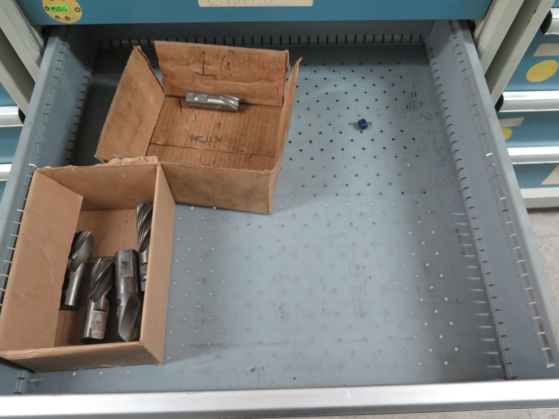 LISTA 9-DRAWER TOOLING CABINET W/ MISC TOOLING - Image 8 of 10