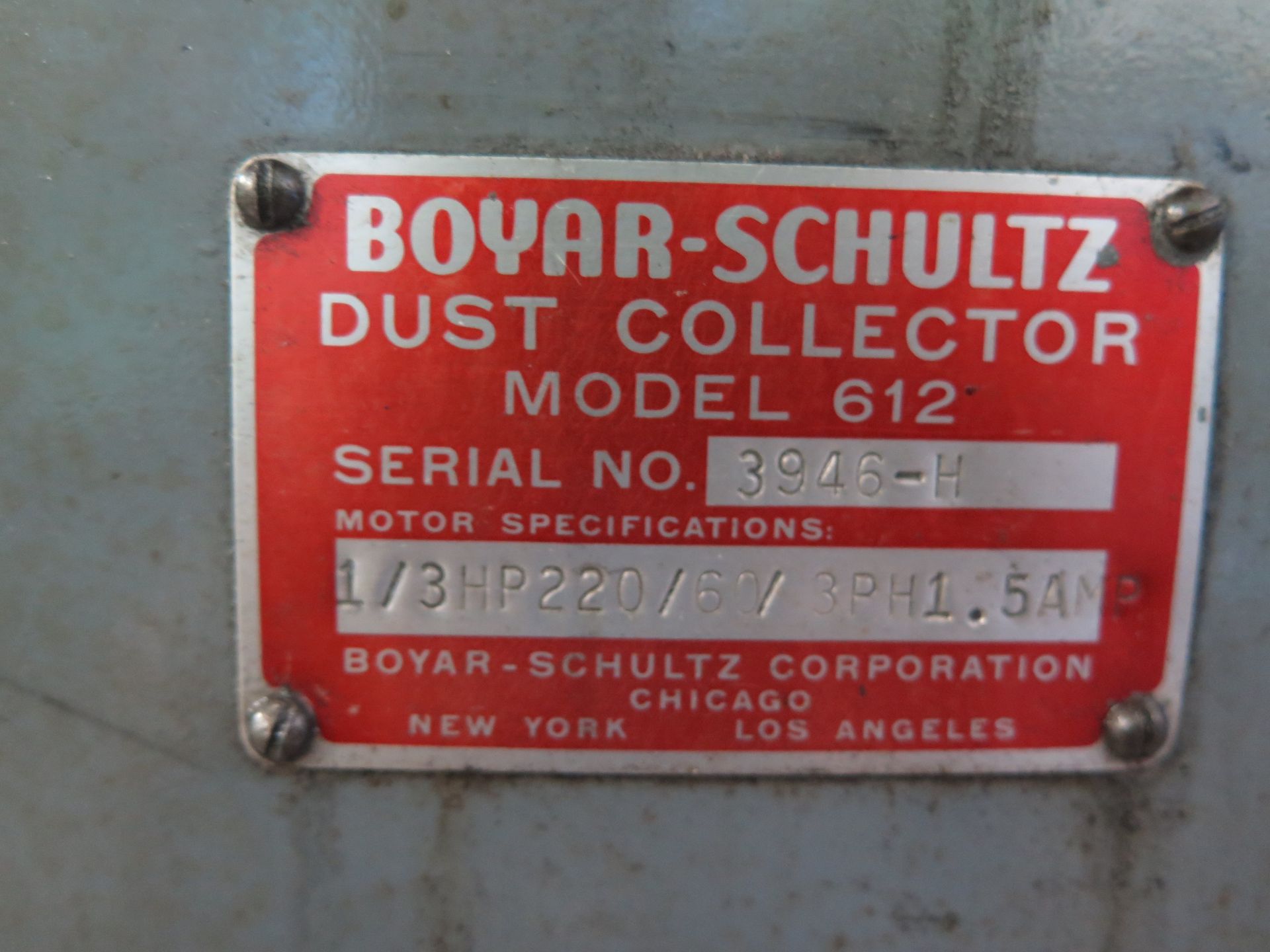 BOYAR SCHULTZ 2A CHALLENGER DELUXE 6” X 18” AUTOMATIC HYDRAULIC SURFACE GRINDER S/N 3946-H W/ 6” X - Image 5 of 5