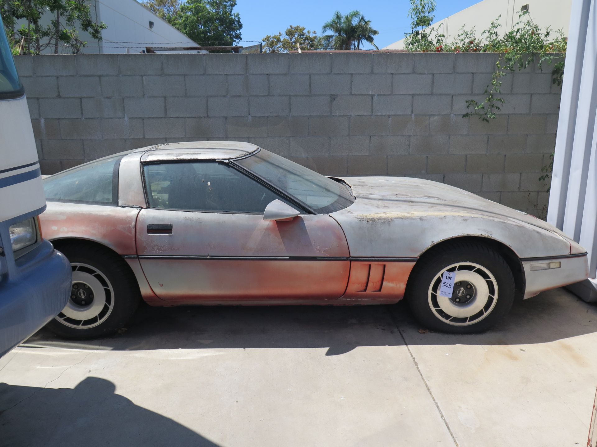 1984 CHEVROLET CORVETTE LISC# 2GBH936 W/ CROSSFIRE INJECTION GAS ENGINE, AUTOMATIC TRANS, VIN#