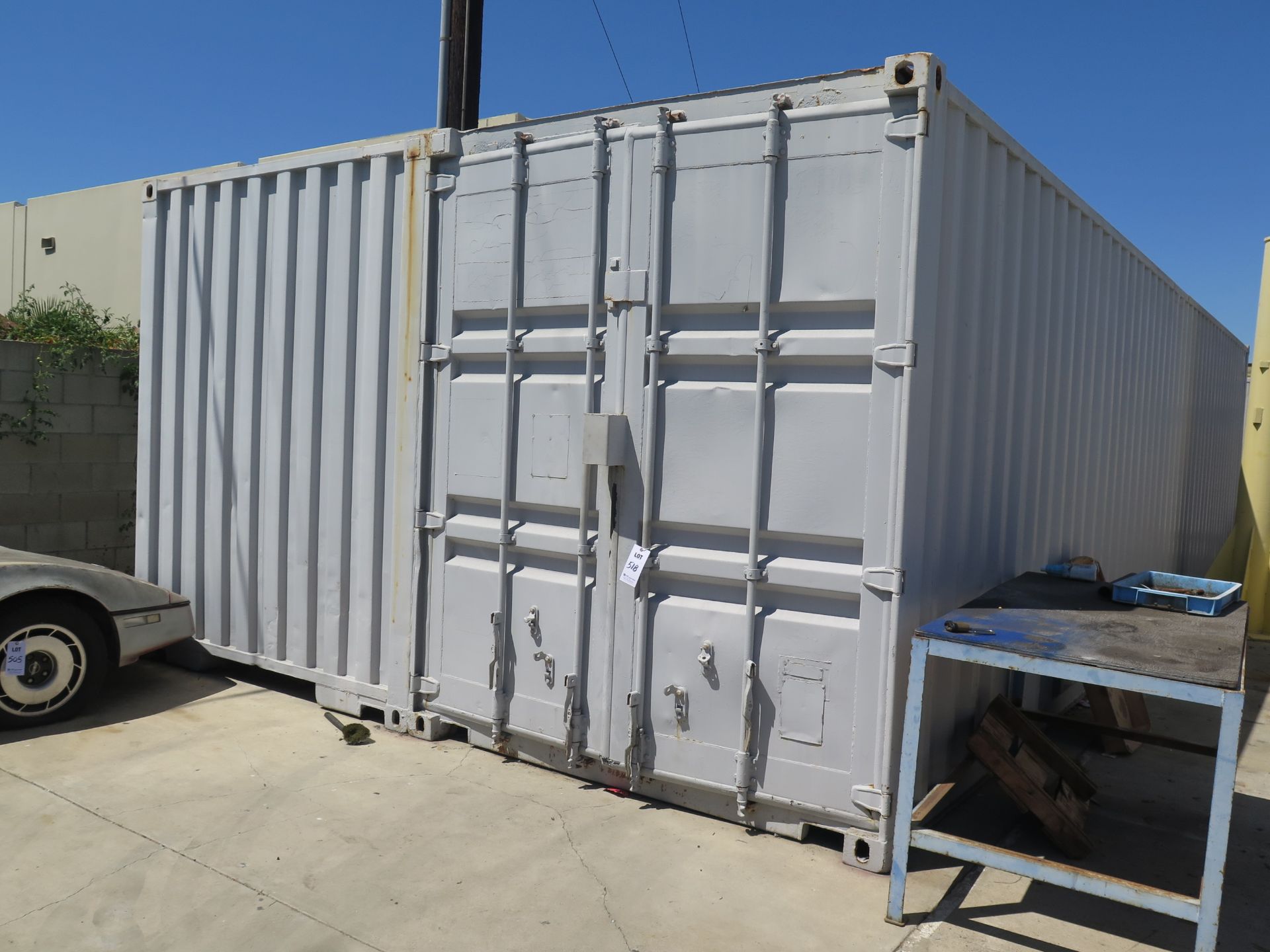 40' DOUBLE-WIDE STORAGE CONTAINER (WELDED TOGATHER)