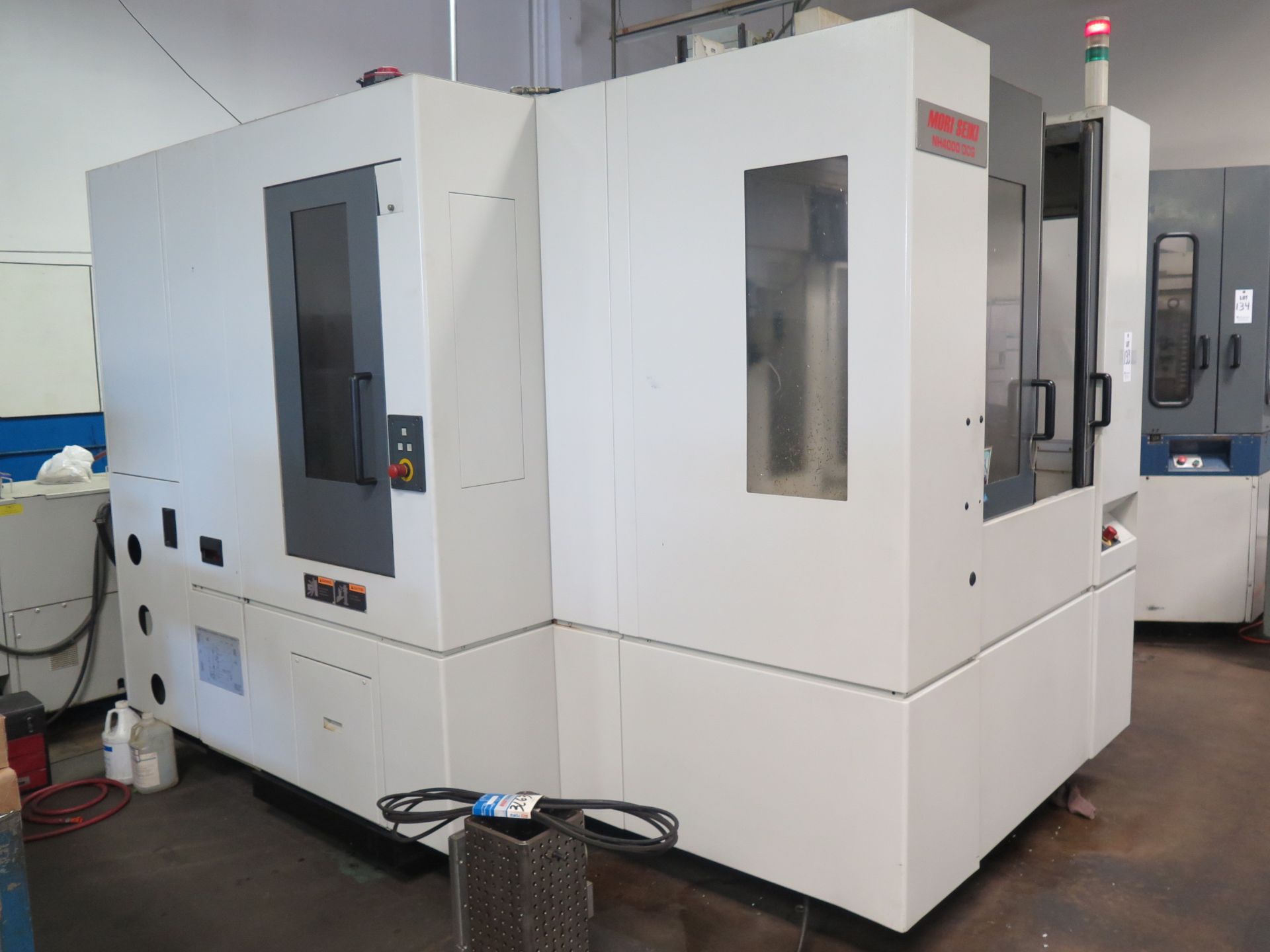 2004 MORI SEIKI NH4000 DCG 2- PALLET 4-AXIS CNC HORIZONTAL MACHINING CENTER S/N NH401DB0087 W/ - Image 2 of 10