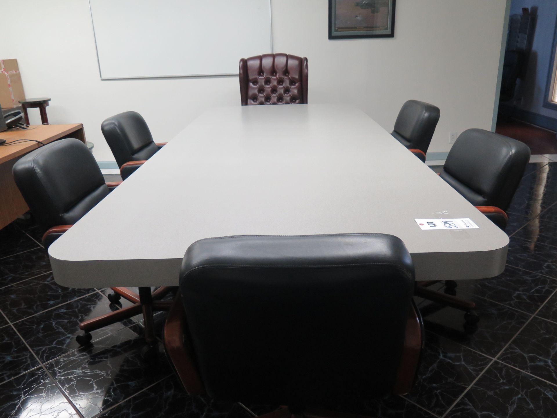CONFERENCE TABLE AND CHAIRS