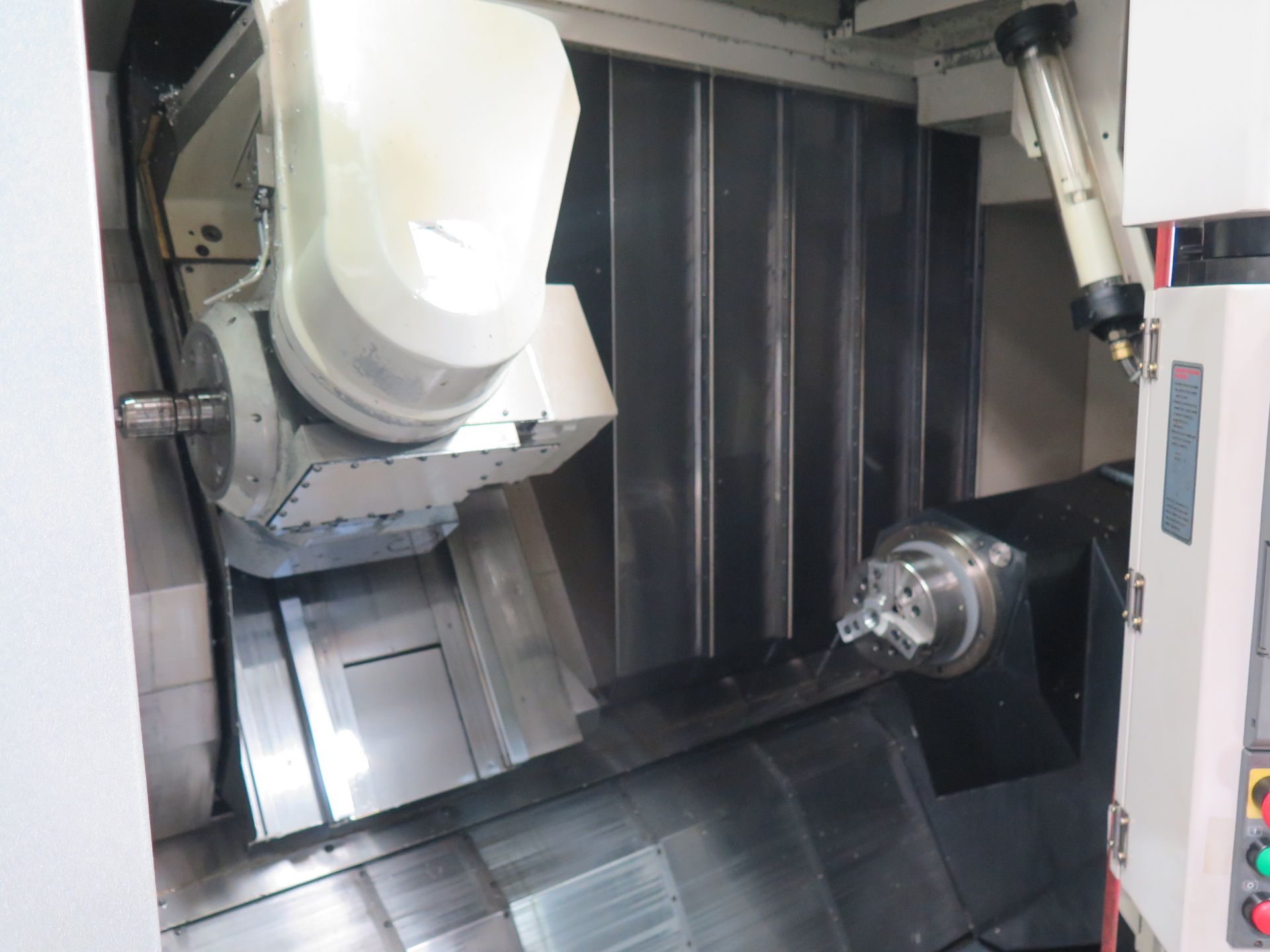 2008 OKUMA MACTURN 350-W MULTI-AXIS CNC TURNING CELL S/N 140120 W/ OKUMA OSP-P200L CONTROLS, HAND - Image 4 of 13