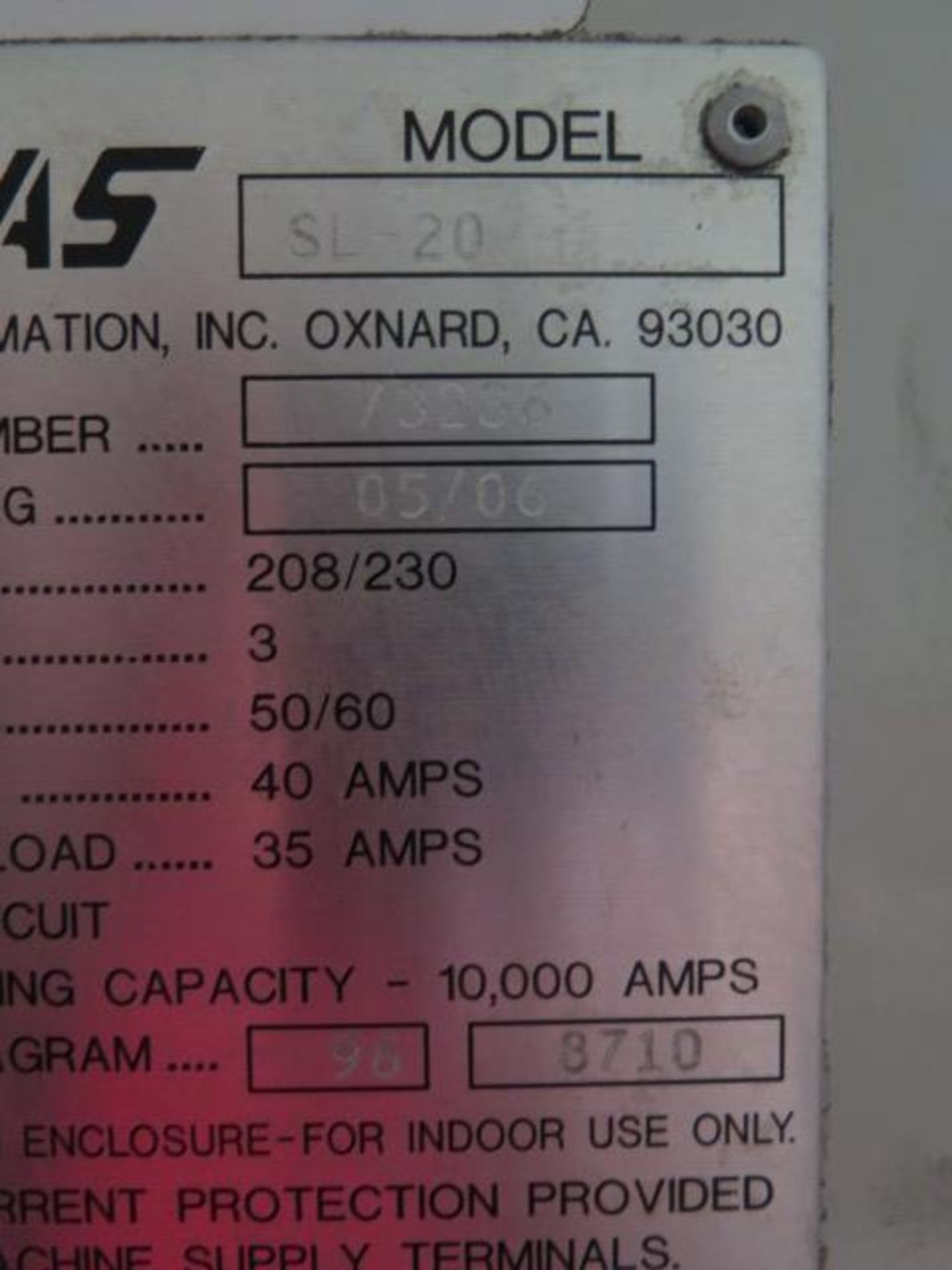 2006 Haas SL-20 CNC Turning Center s/n 73236 w/ Haas Controls, Tool Presetter, 10-Station Turret, - Image 17 of 17