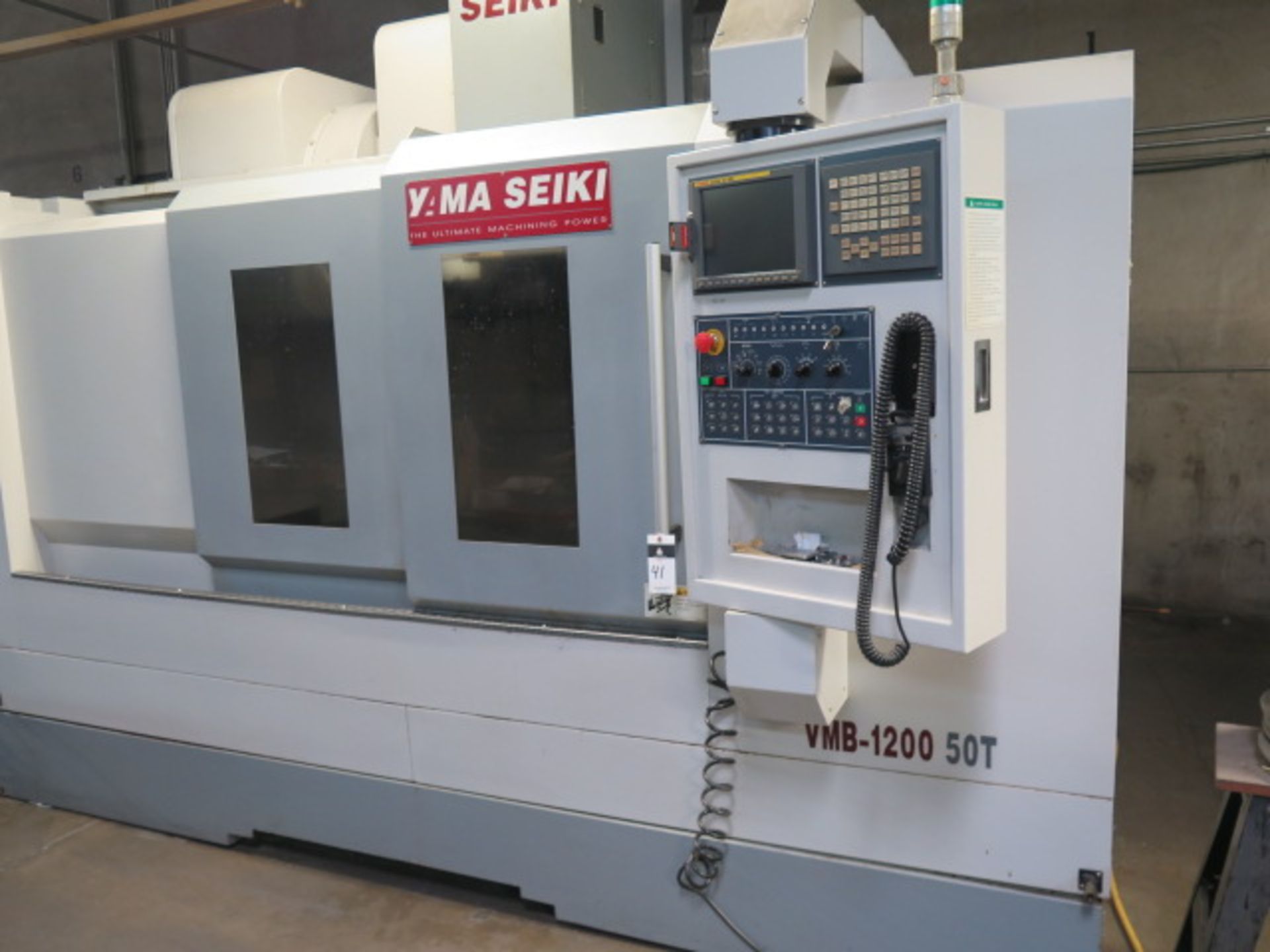 2007 Yama Seiki VMB-1200 50T 4-Axis CNC Vertical Machining Center s/n 7122 w/ Fanuc Series 18i-MB - Image 2 of 15