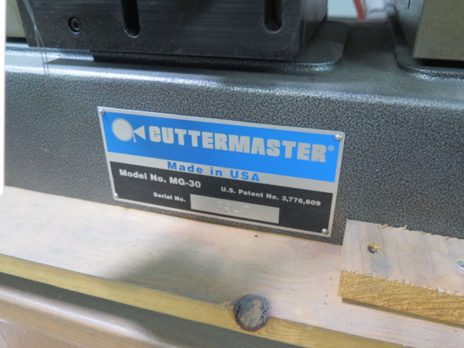 Cuttermaster mdl. MG-30 Tool Grinder s/n 5947 w/ 5C Air Fixture, Diamond Wheel - Image 3 of 7