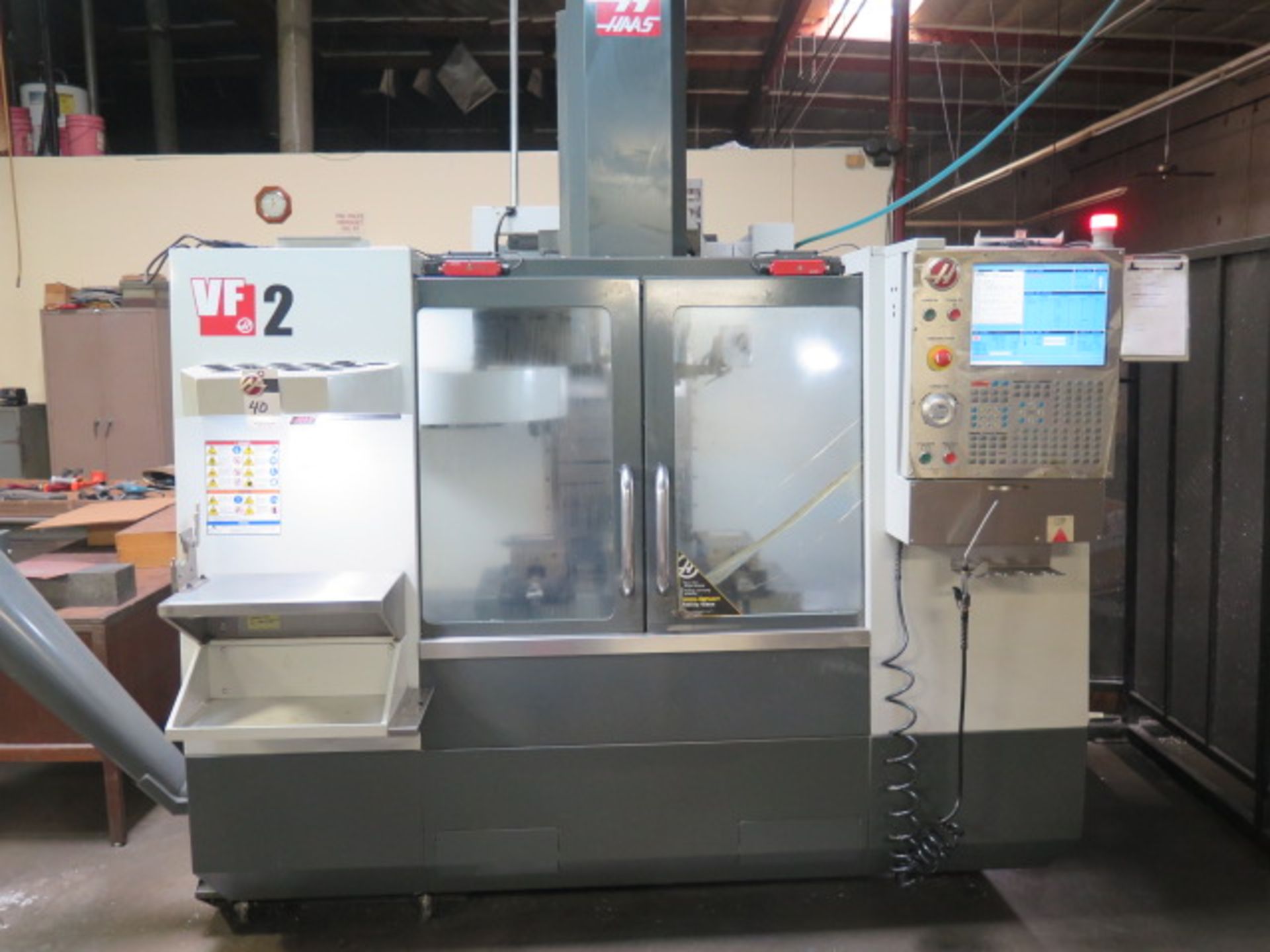 2013 Haas VF-2 CNC Vertical Machining Center s/n 1102921 w/ Haas Controls, 20-Station ATC, CAT-40