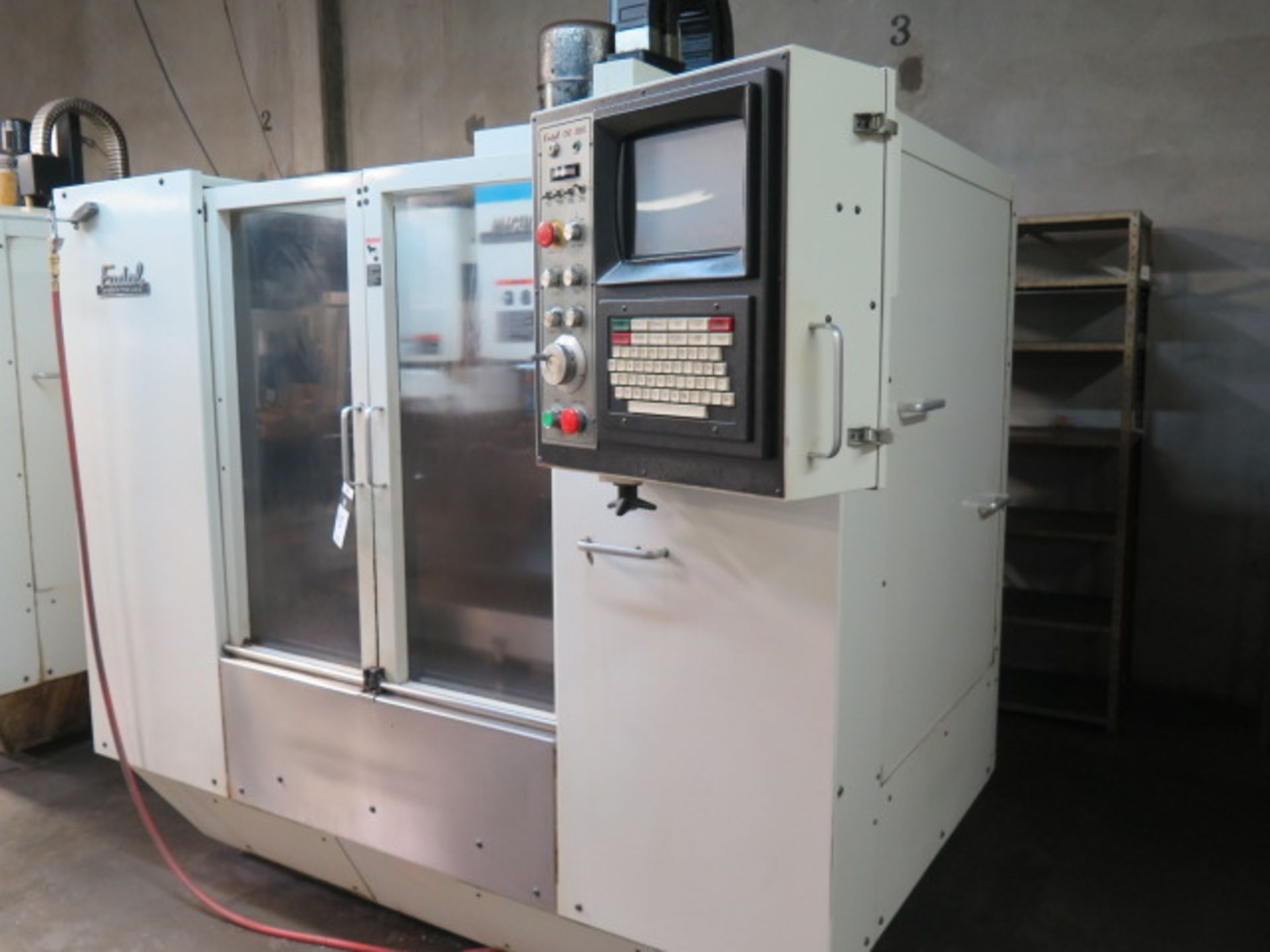 Fadal VMC40 4-Axis CNC Vertical Machining Center s/n 9310043 w/ Fadal CNC88HS Controls, 21-Station - Image 2 of 13