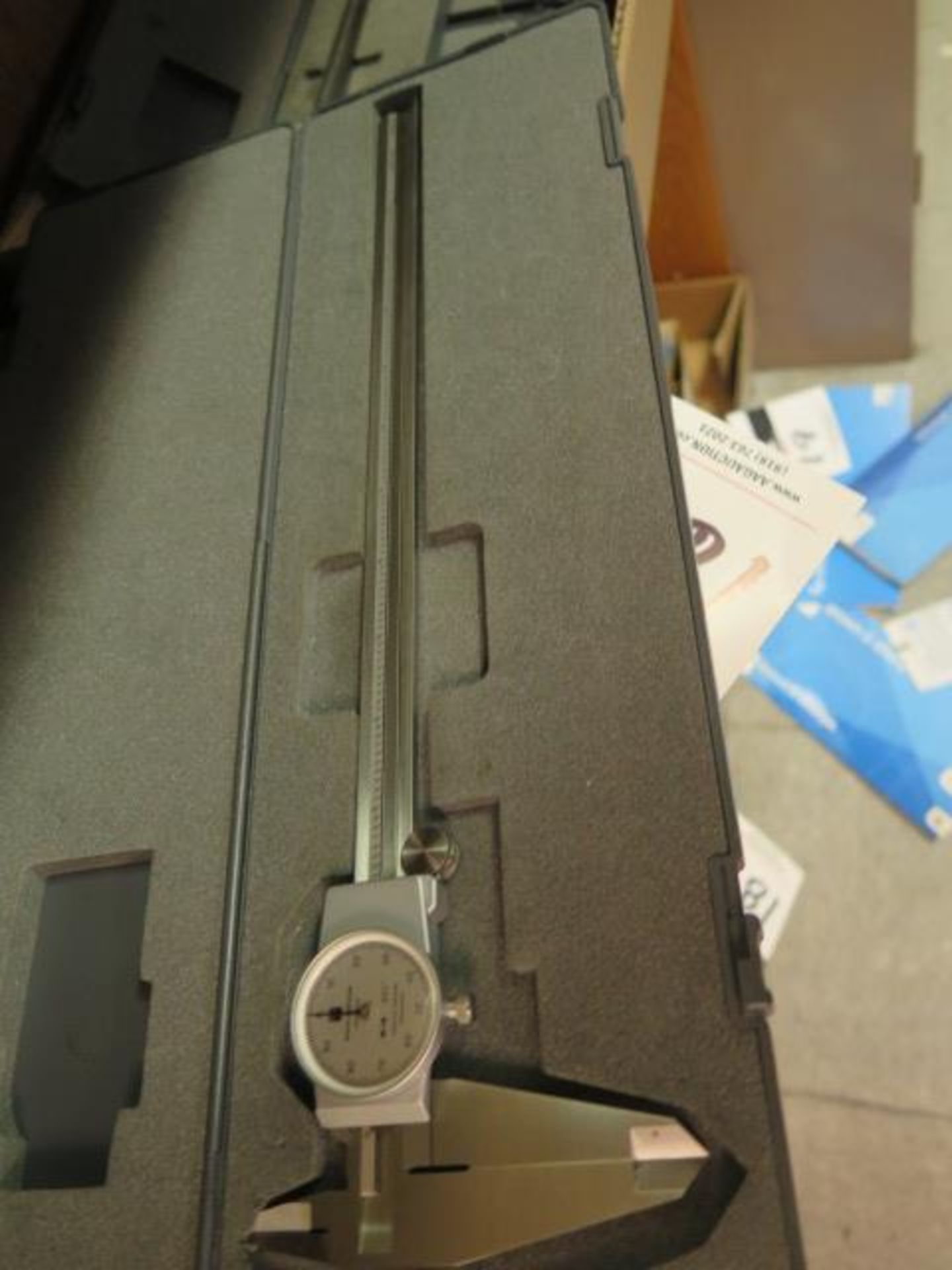 Mitutoyo and Starrett 6" and 8" Dial Calipers (6) - Image 5 of 5