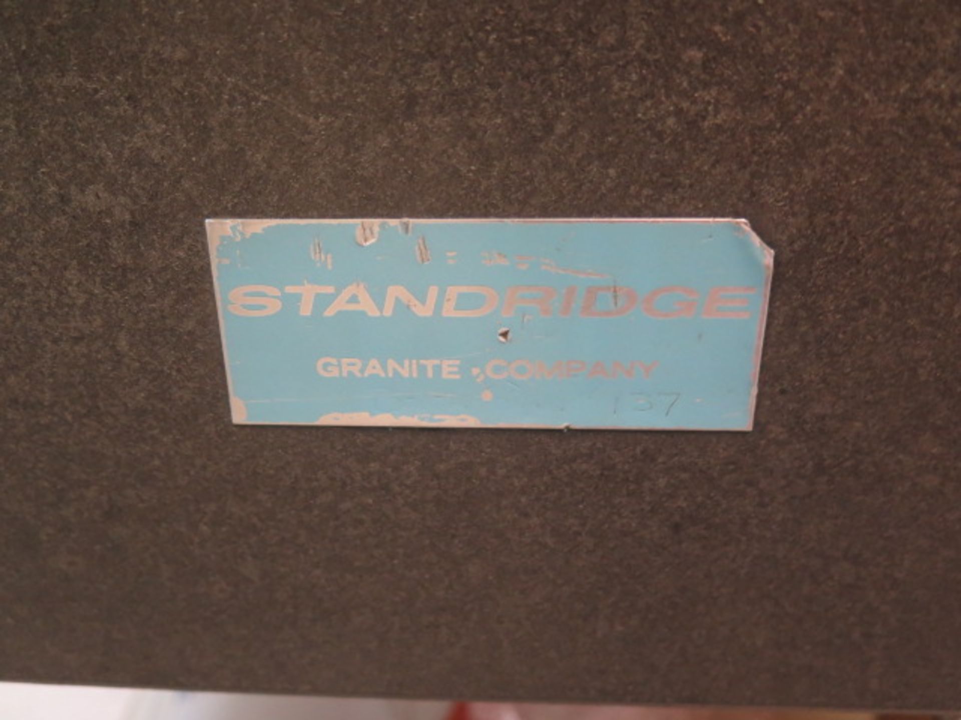 Standridge 36" x 48" x 6" Granite Surface Plate w/ Stand - Image 2 of 3