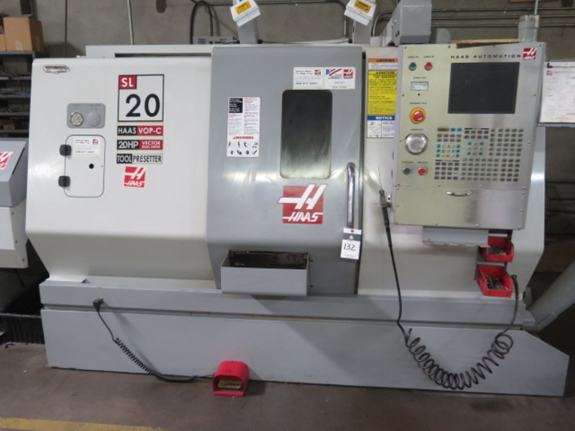 2006 Haas SL-20 CNC Turning Center s/n 73236 w/ Haas Controls, Tool Presetter, 10-Station Turret, - Image 2 of 17