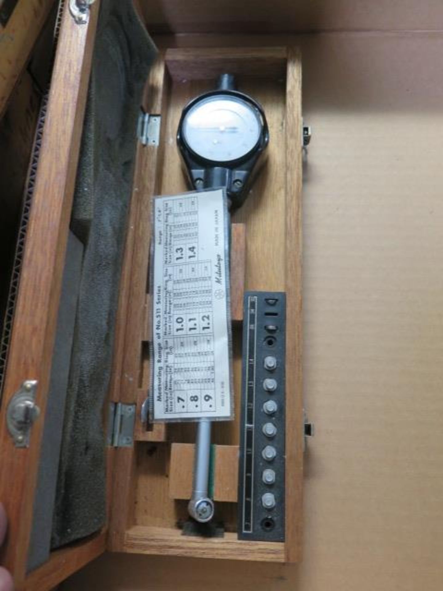 Scherr Tumico 90 Degree Dial Bore Gage and Mitutoyo .7"-1.4" Dial Bore Gage - Image 3 of 3