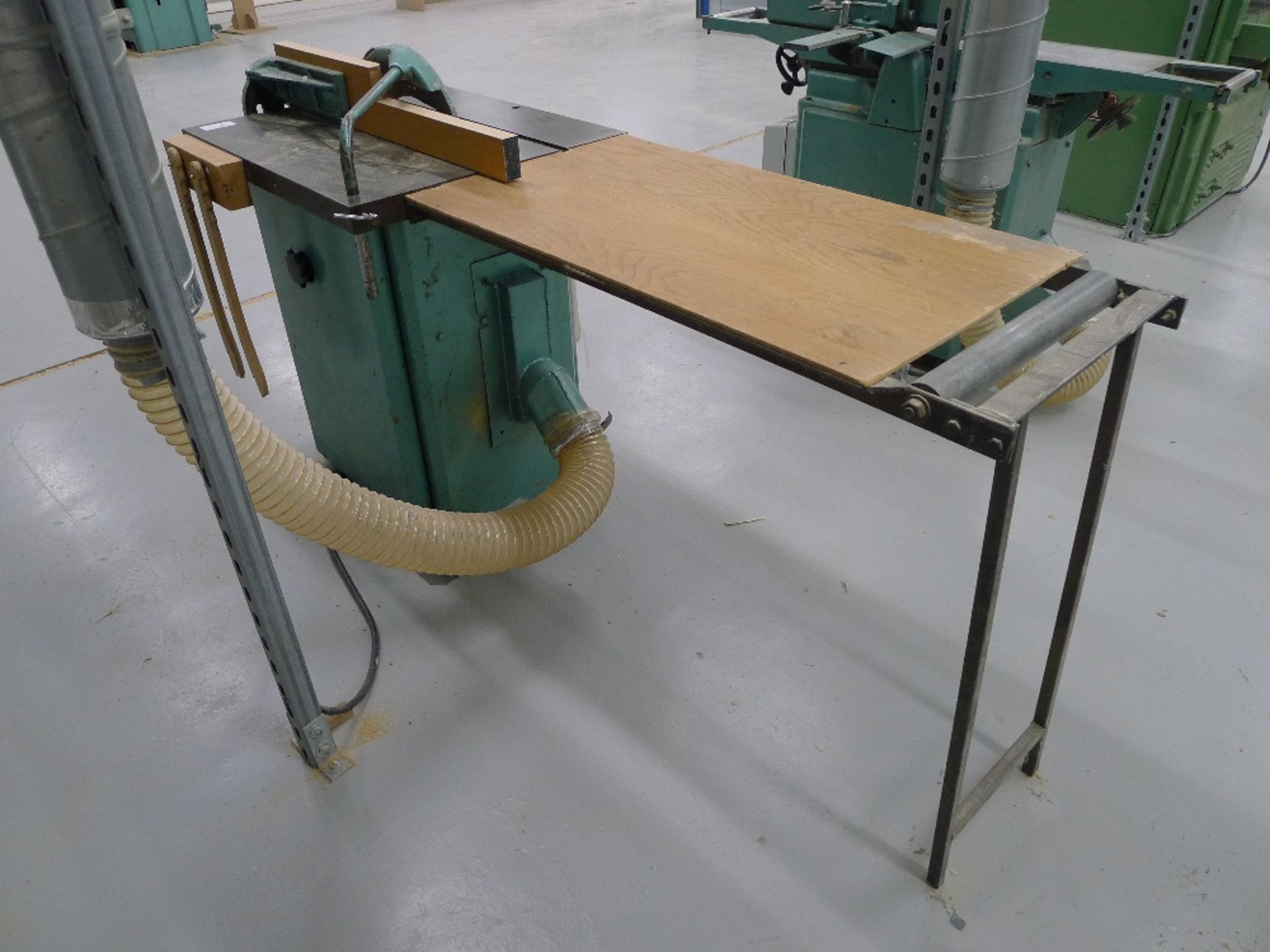 1 circular saw bench by Multico type A3, s/n 3876, 3ph, with rear feed support table. This saw has - Image 6 of 6