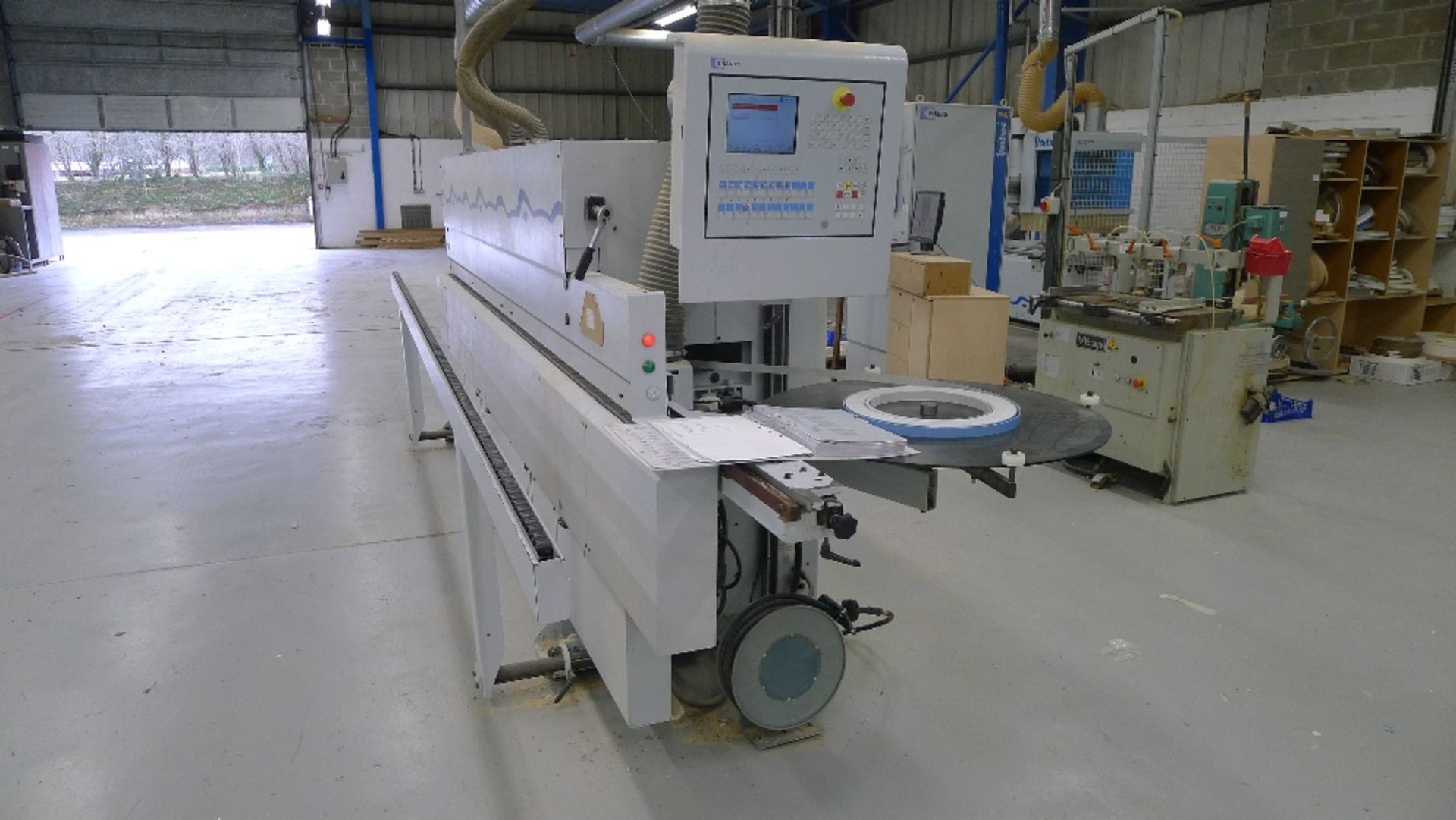 1 CNC single edge banding machine by Brandt type KDF 530 C, s/n 0-261-06-4386, YOM 2006, 3ph - Image 5 of 13