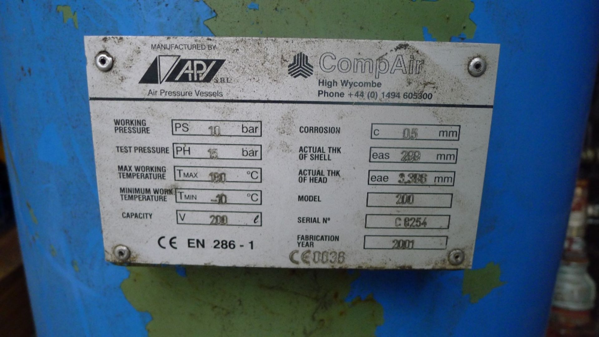 1 compressor by MARK type MSA 7.5kw, 8 bar, 3ph with an ABAC air dryer type Dry 60 and a Compair - Image 10 of 10