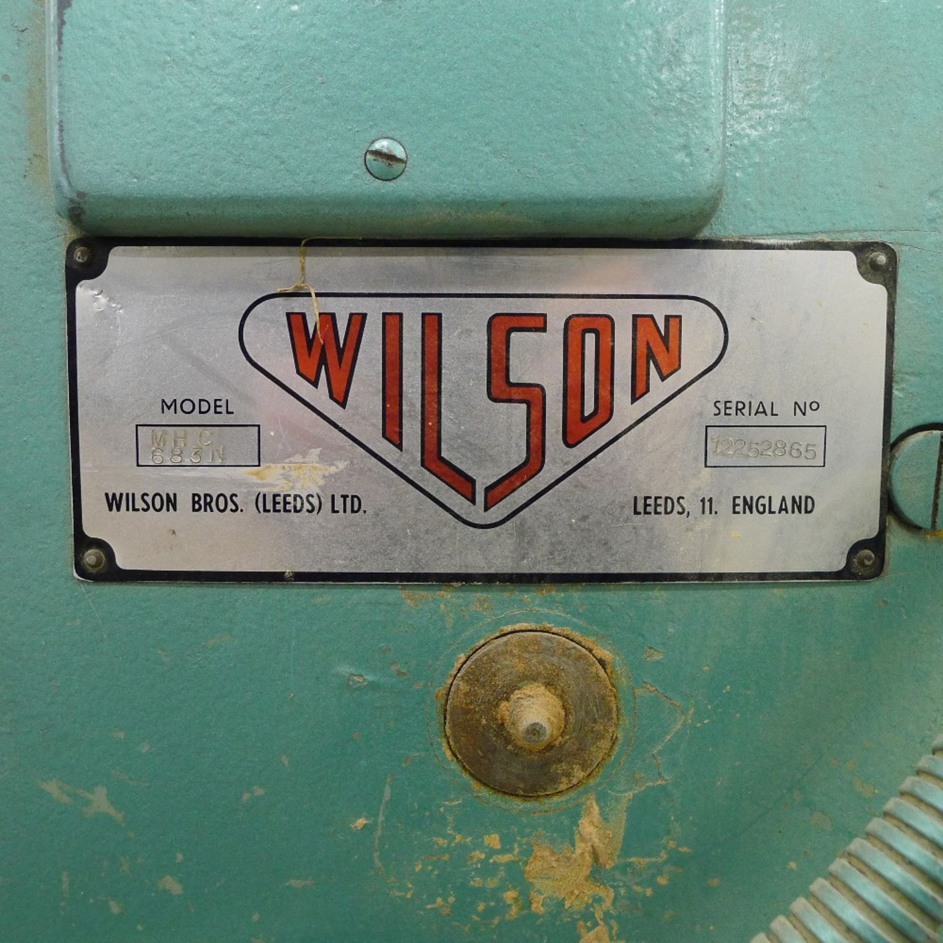 1 chisel mortiser by Wilson type MHC683N, s/n 12252865, 3ph supplied with a quantity of various - Image 5 of 6