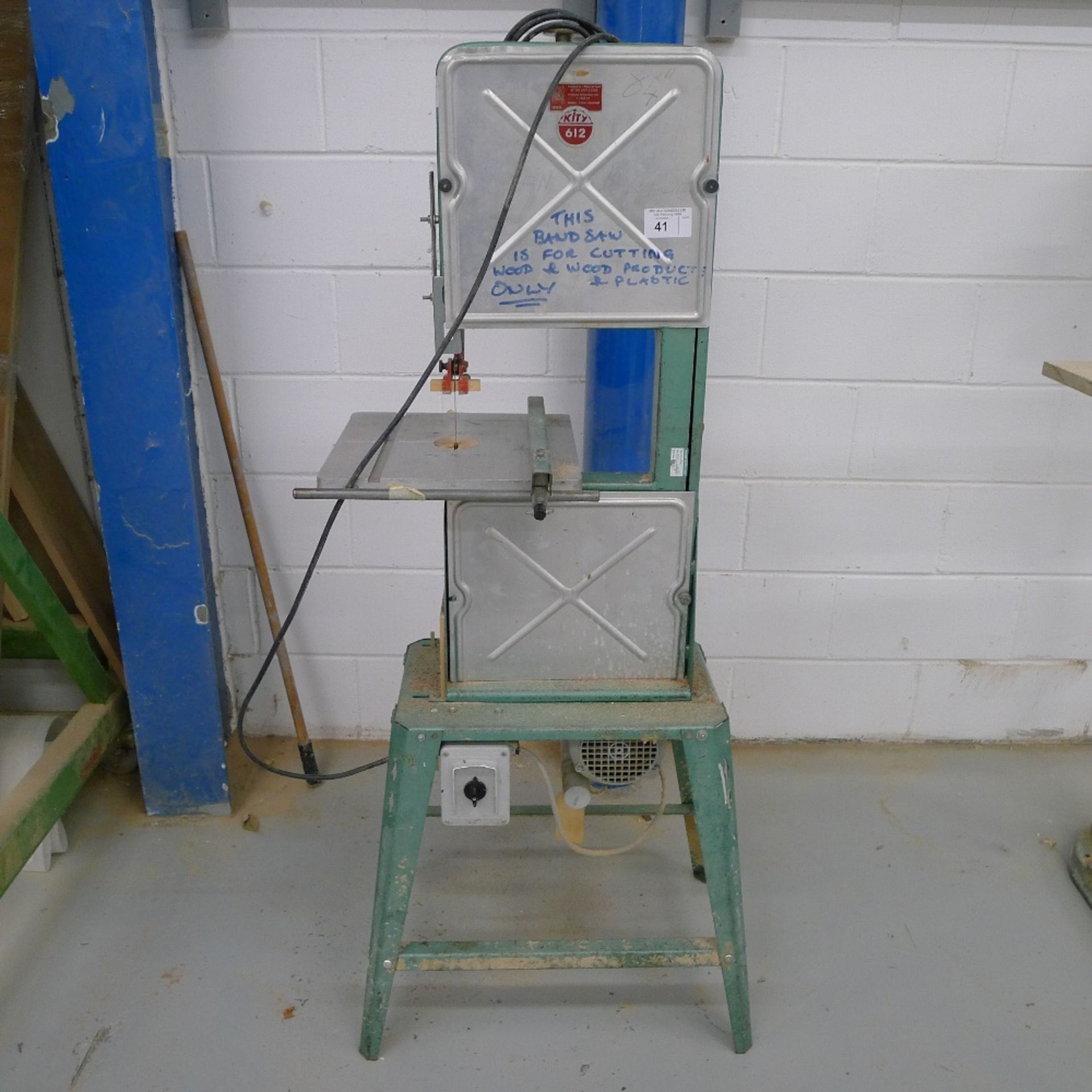 1 band saw by Kity type 612, 240v