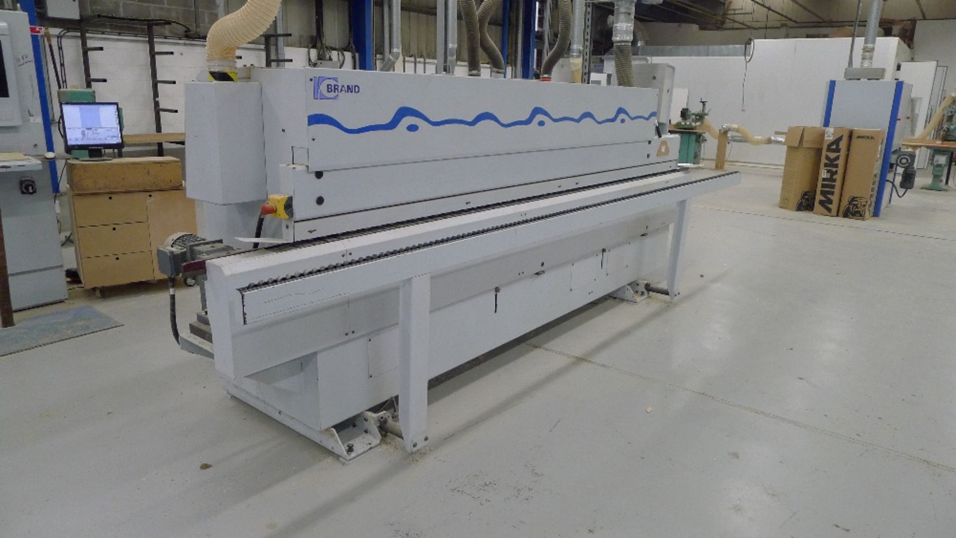 1 CNC single edge banding machine by Brandt type KDF 530 C, s/n 0-261-06-4386, YOM 2006, 3ph - Image 10 of 13