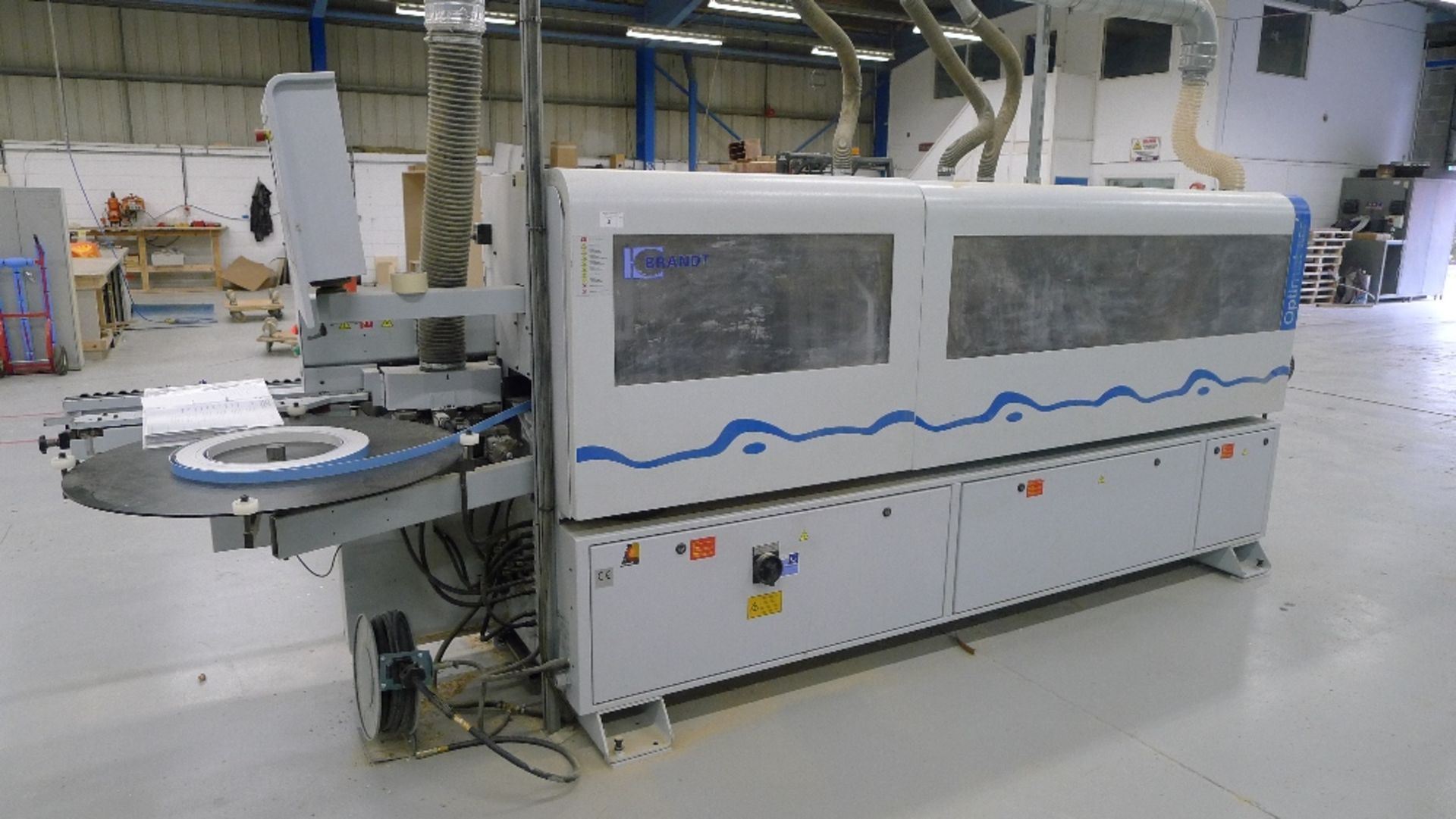 1 CNC single edge banding machine by Brandt type KDF 530 C, s/n 0-261-06-4386, YOM 2006, 3ph