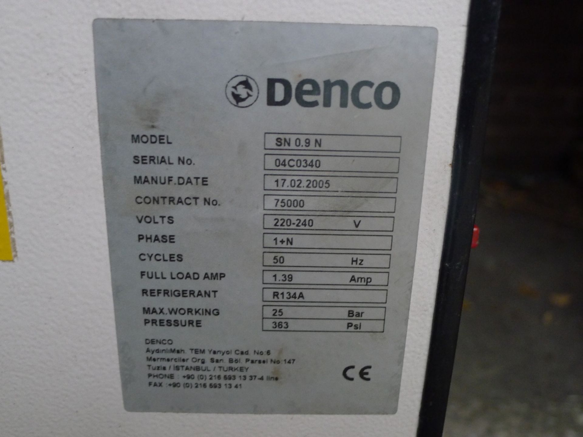 1 compressor by Compair type L07-7.5A, YOM 2013, 3ph and 1 air dryer by Denco type SN0.9N, 240v. - Image 5 of 5