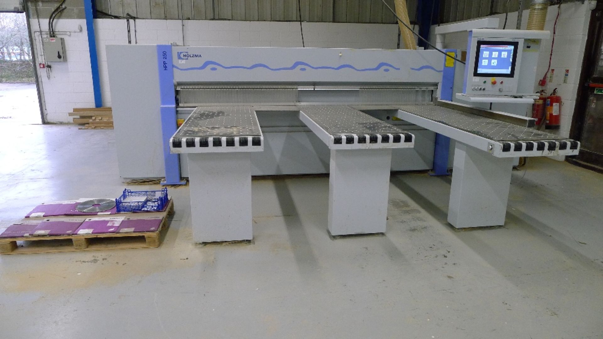 1 CNC Horizontal panel saw with pressure beam by Holzma type Optimat HPP 250/31/31, s/n 0-341-07- - Image 3 of 11