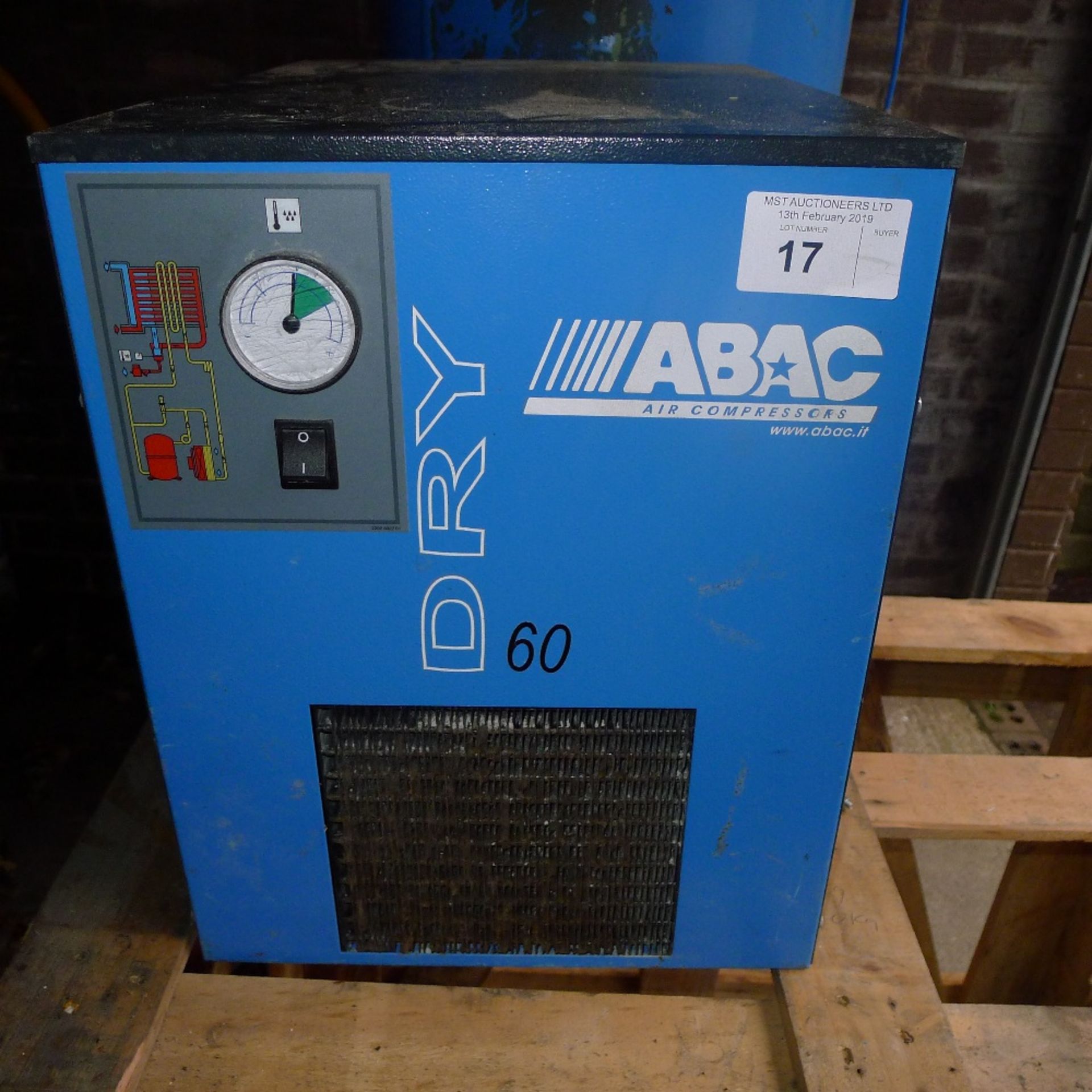 1 compressor by MARK type MSA 7.5kw, 8 bar, 3ph with an ABAC air dryer type Dry 60 and a Compair - Image 8 of 10