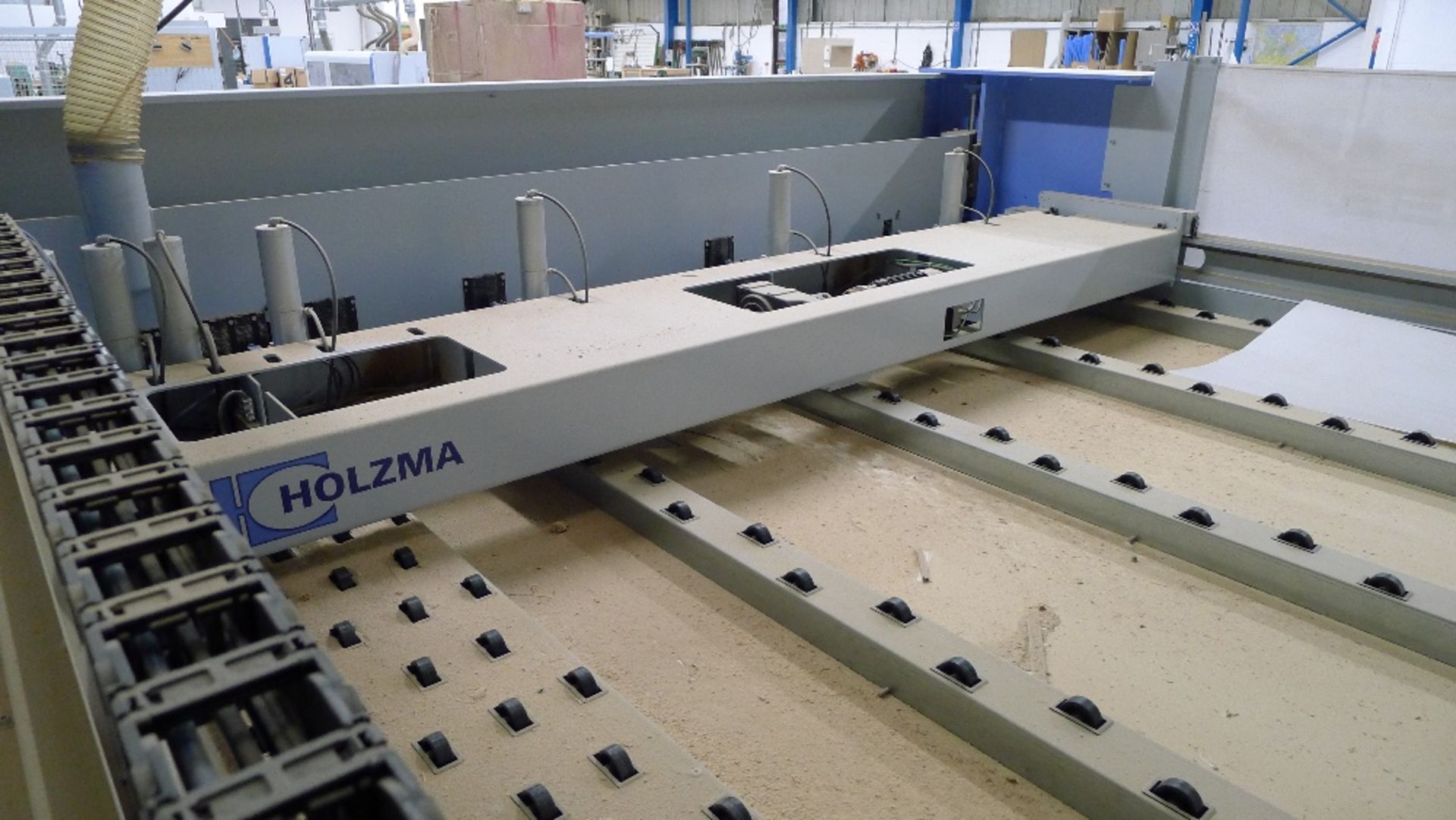 1 CNC Horizontal panel saw with pressure beam by Holzma type Optimat HPP 250/31/31, s/n 0-341-07- - Image 8 of 11